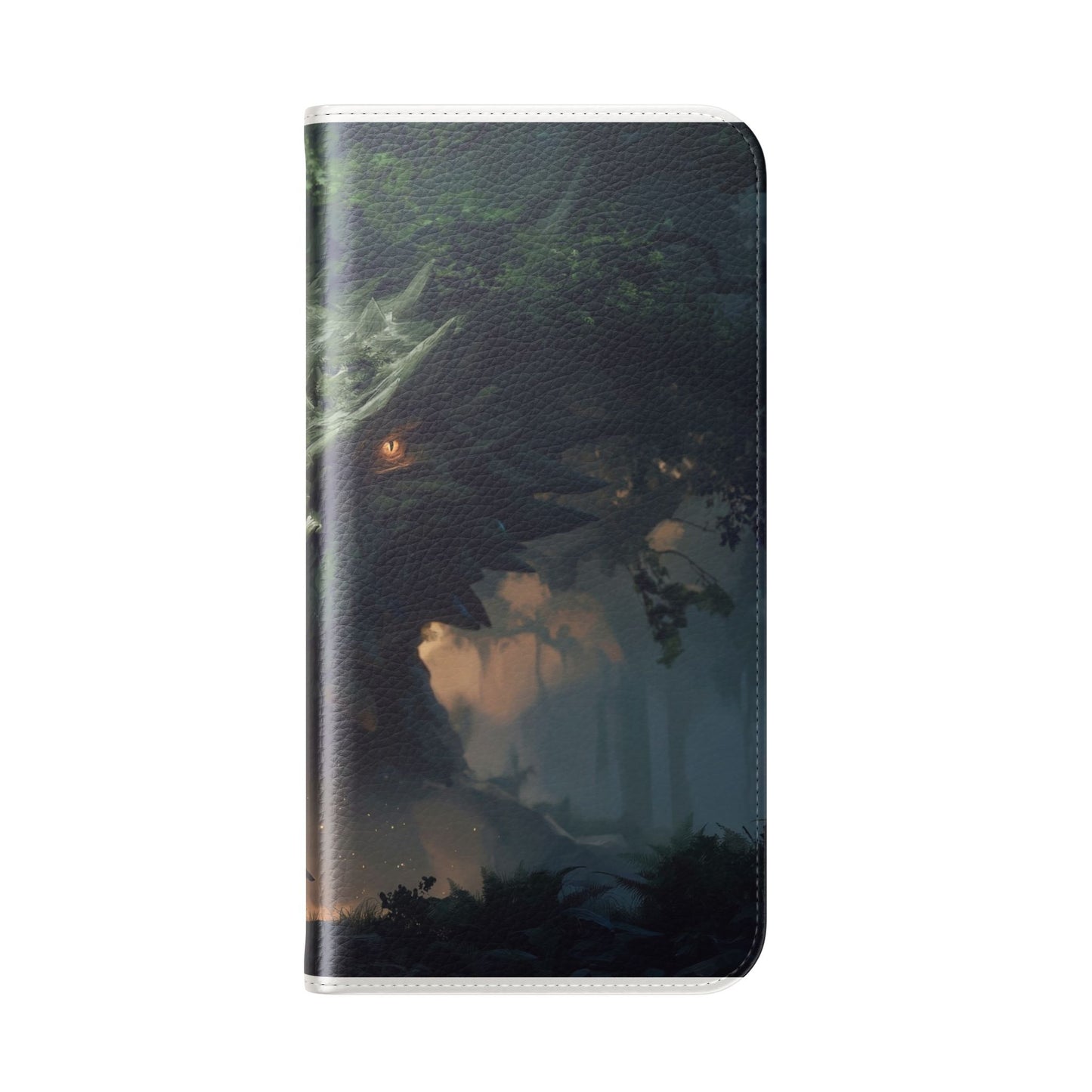 Guardian Beast Flip Cases – Moss-Clad Titan Facing the Wanderer