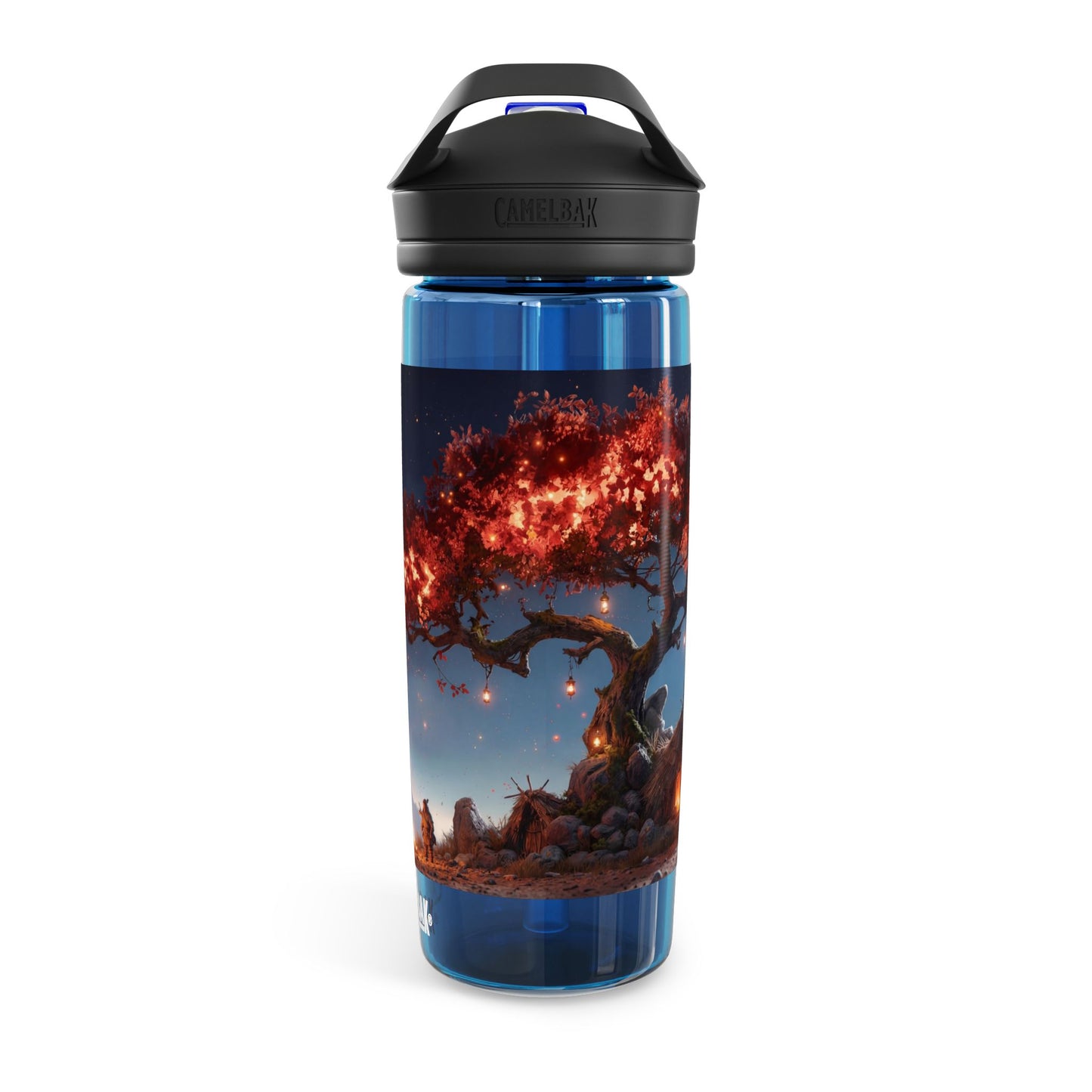 Moonlit Guardian Tree CamelBak Eddy® Water Bottle, 20oz\25oz – Crimson Canopy Sanctuary