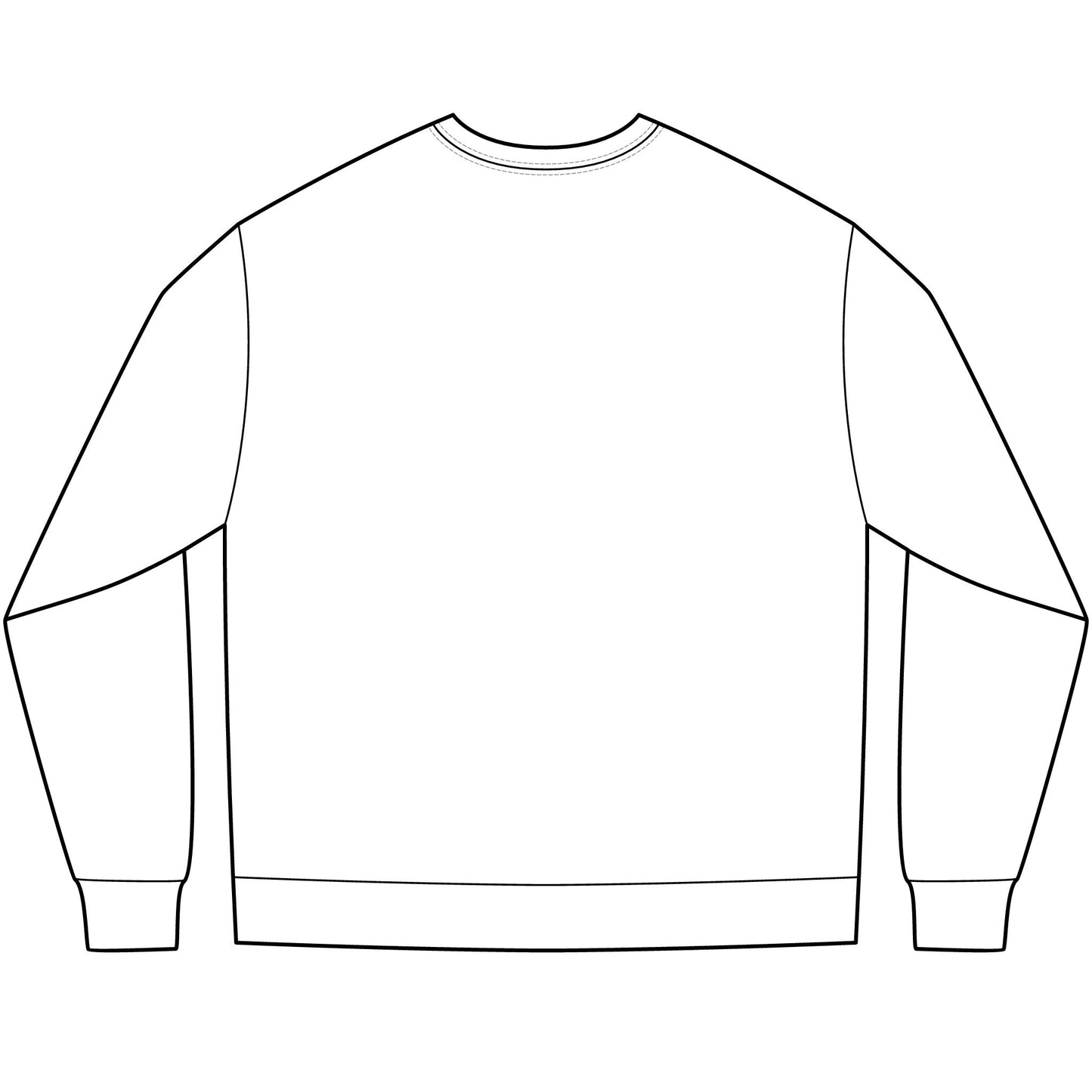 Golden Wolf Guardian Tee – Ethereal Silhouette Heavyweight Long Sleeve