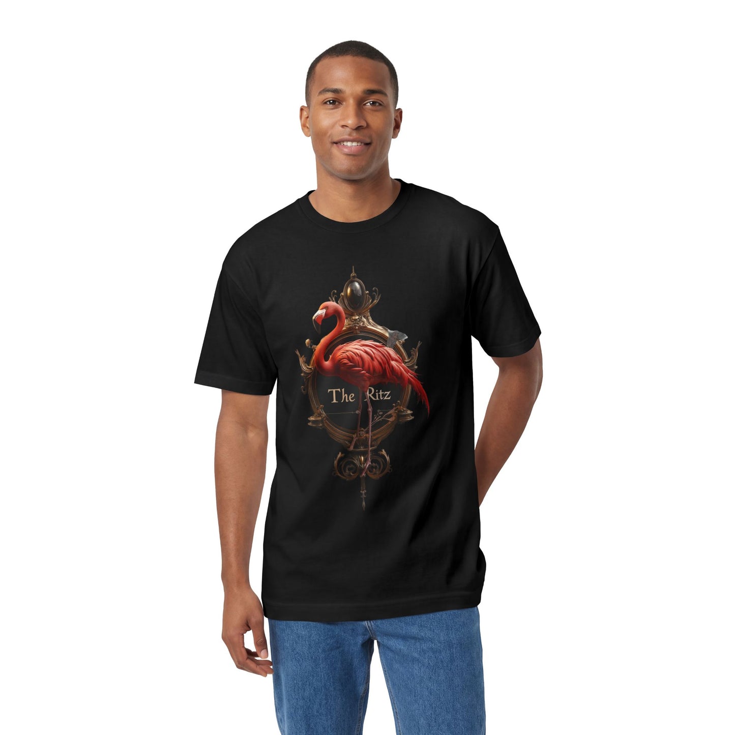 Neon Flamingo Clock – The Ritz Ornate Wall Art Tee
