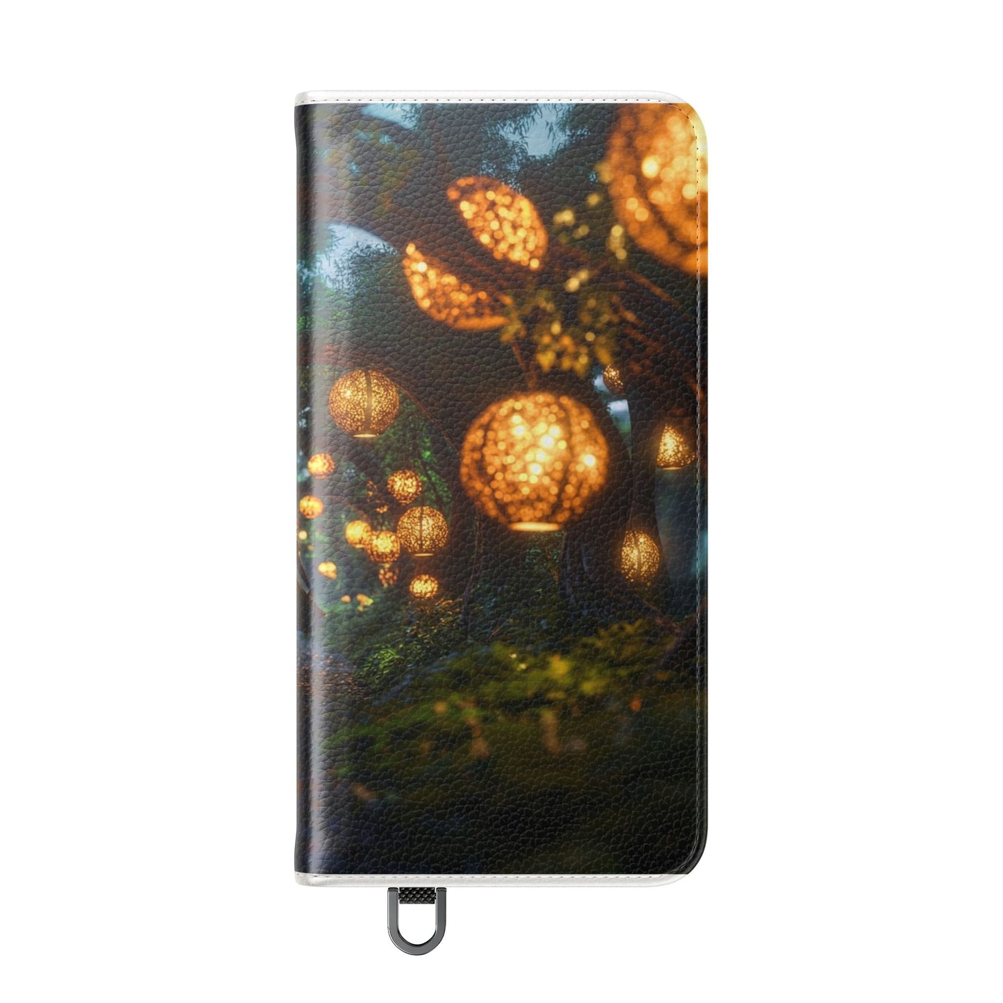 Lantern Archway Flip Cases – Girl Walking Through Forest Tunnel Art Case