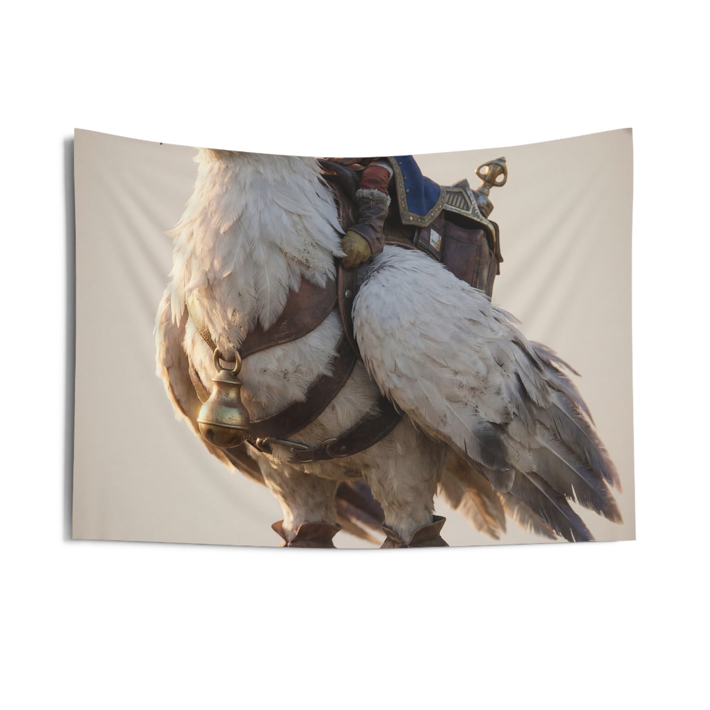 White Eagle Rider Indoor Wall Tapestries – Sunset Skybound Companion