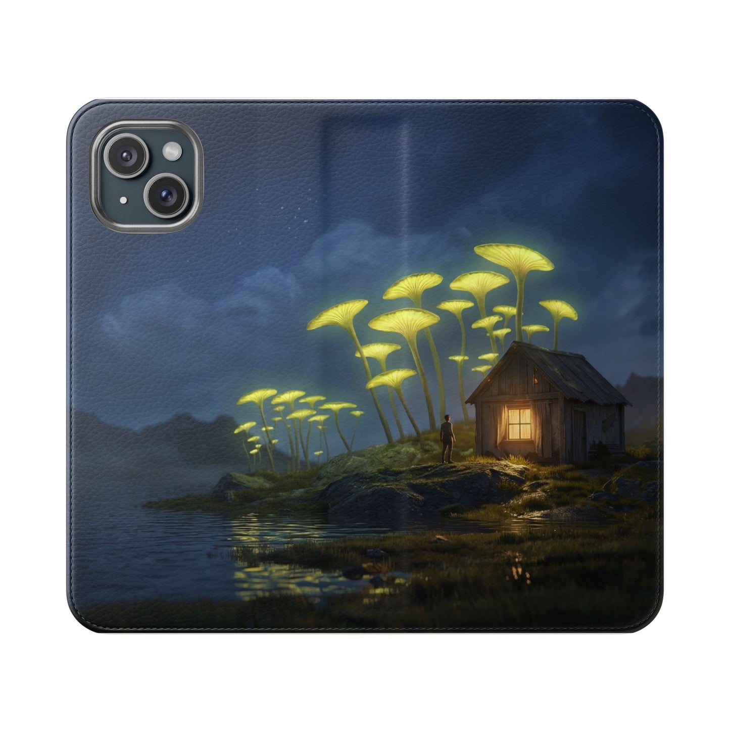 Glowing Mushroom Cottage Flip Cases – Whispering Grove Nightlight