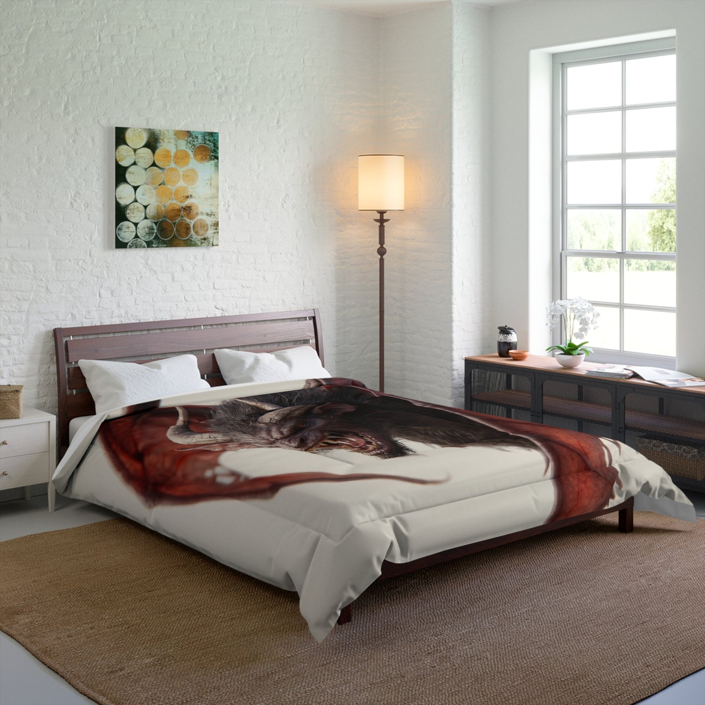 Winged Horror Comforter – Crimson Bat Lord Roar
