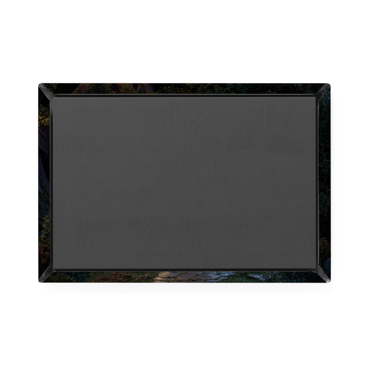 Moonlit Treehouse Doorway Button Magnet, Rectangle (1 & 10 pcs) – Whispering Grove Welcome