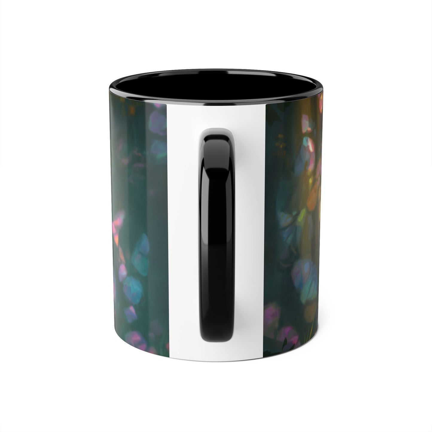 Sentinel Knight Accent Mugs, 11oz – Prism-Lit Forest Prayer Scene