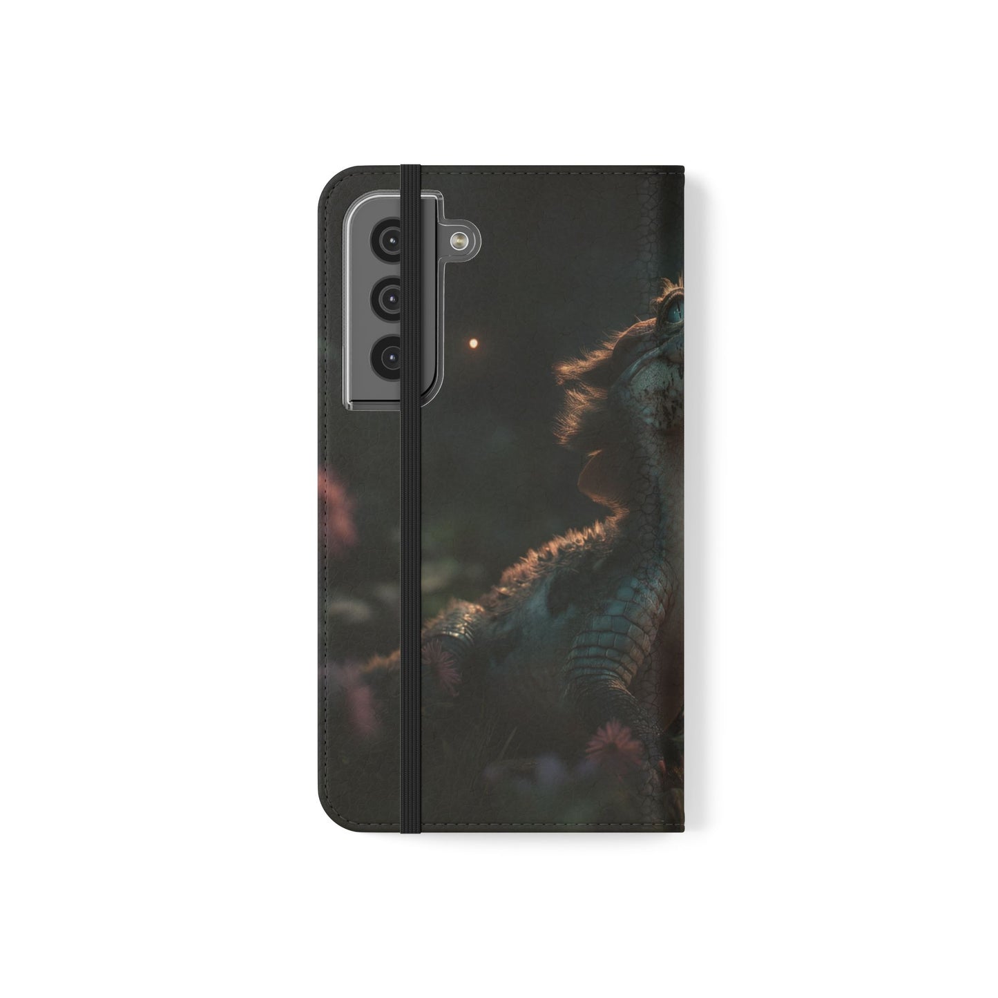 Crocodile Butterfly Flip Cases – Tender Guardian with Moth Companion