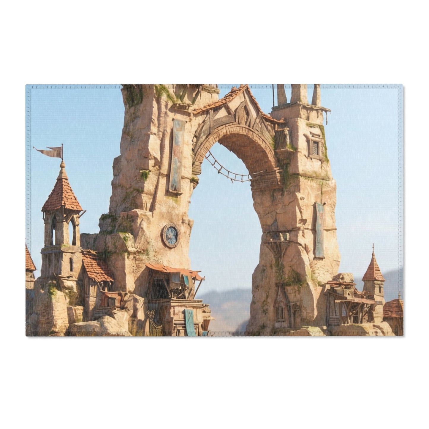 Desert Citadel Area Rugs – Sun-Kissed Stone Gateways