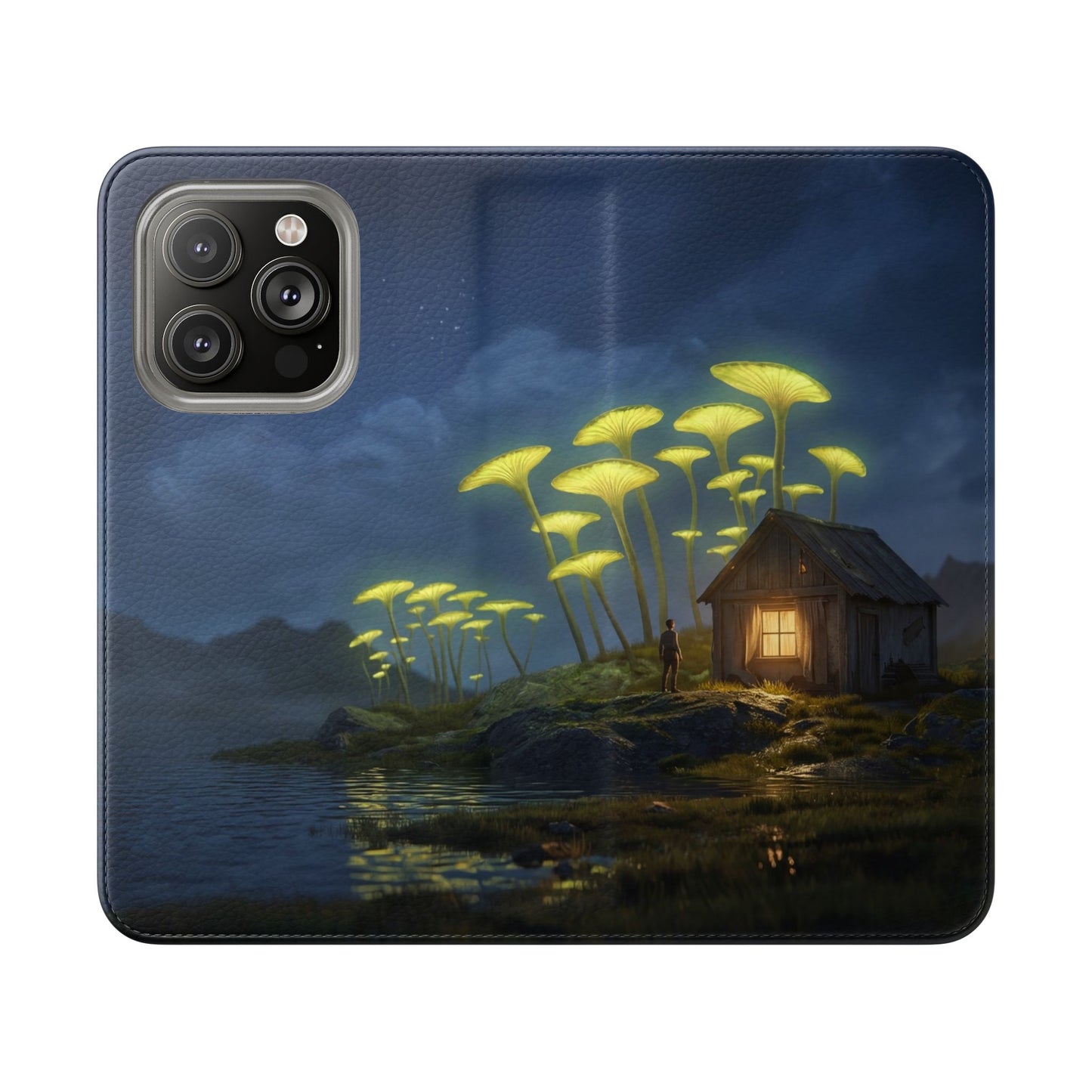 Glowing Mushroom Cottage Flip Cases – Whispering Grove Nightlight