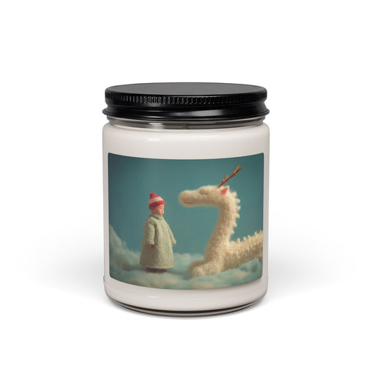 Woolen Dragon & Child Scented Soy Candle, 9oz – Quiet Cloudside Companionship
