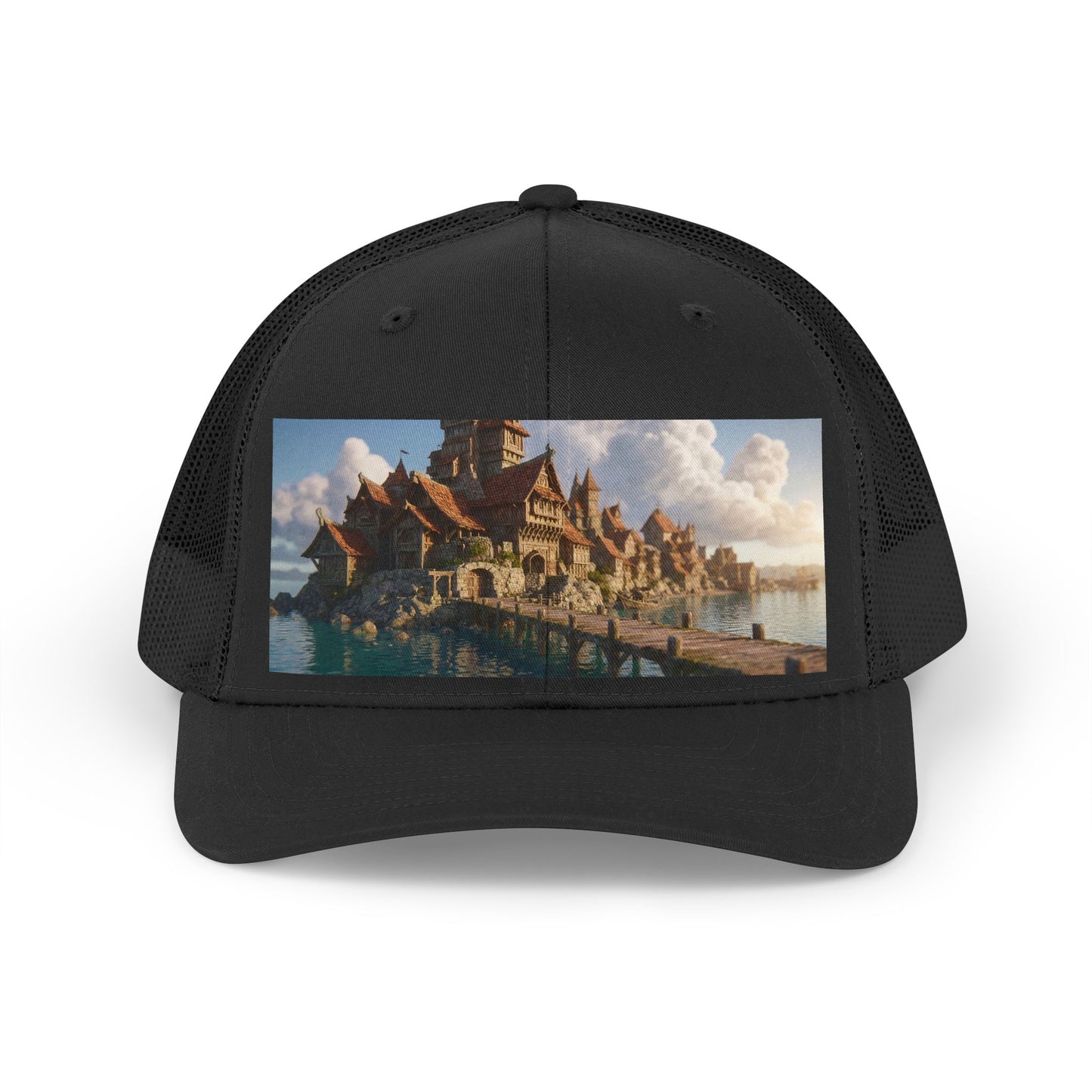 Coastal Stonekeep Trucker Retro Hat – Timber Village Waterside Haven