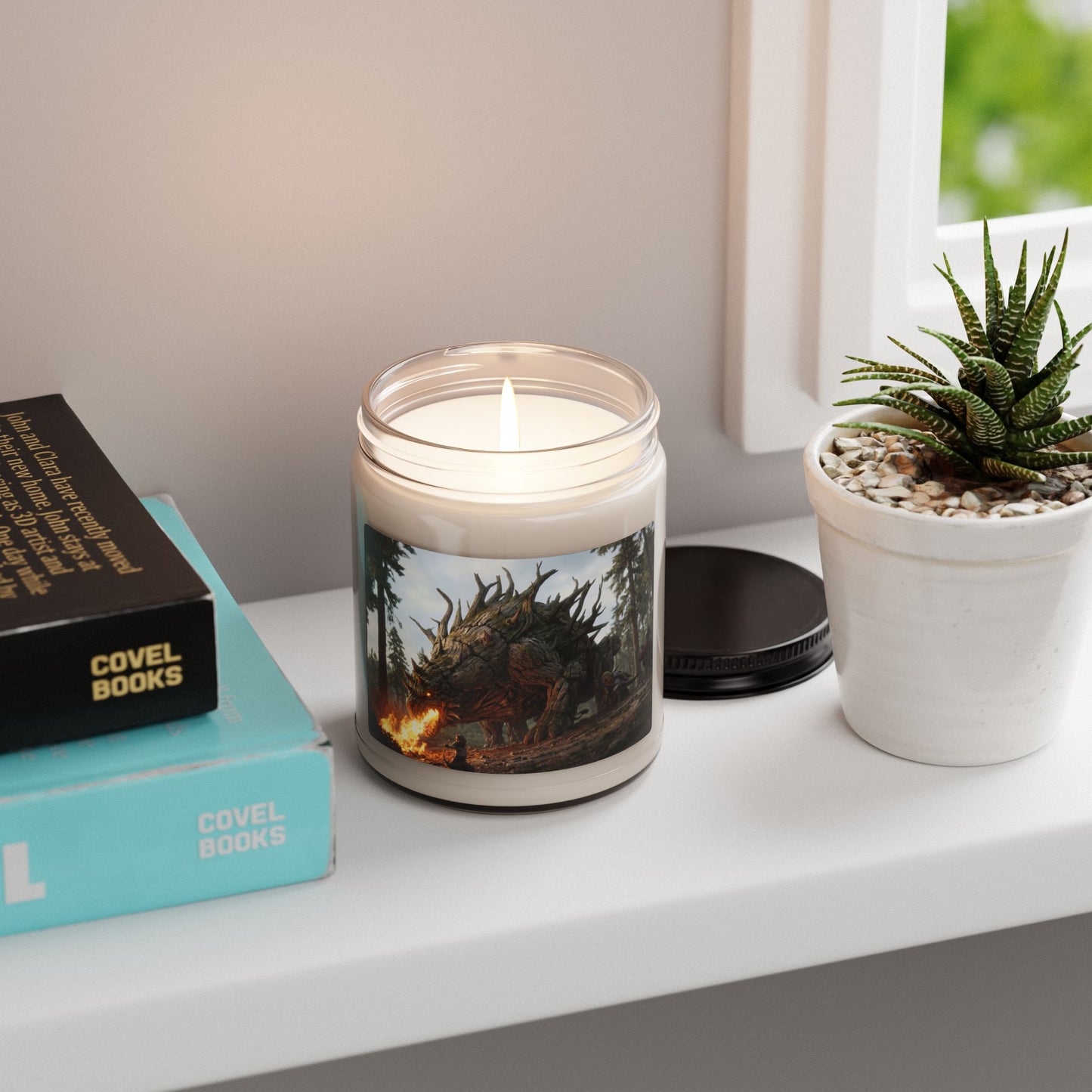 Ancient Wood Dragon Scented Soy Candle, 9oz – Emberlit Forest Ambush