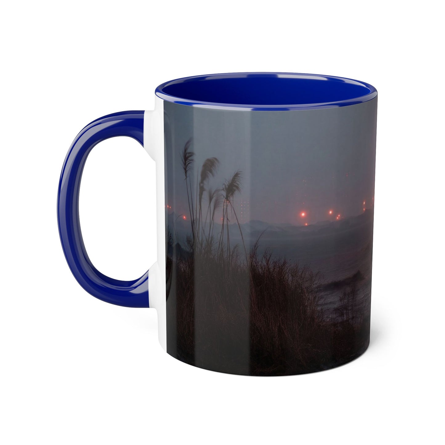 Crimson Circus Tent Accent Mugs, 11oz – Misty Coastside Carnival