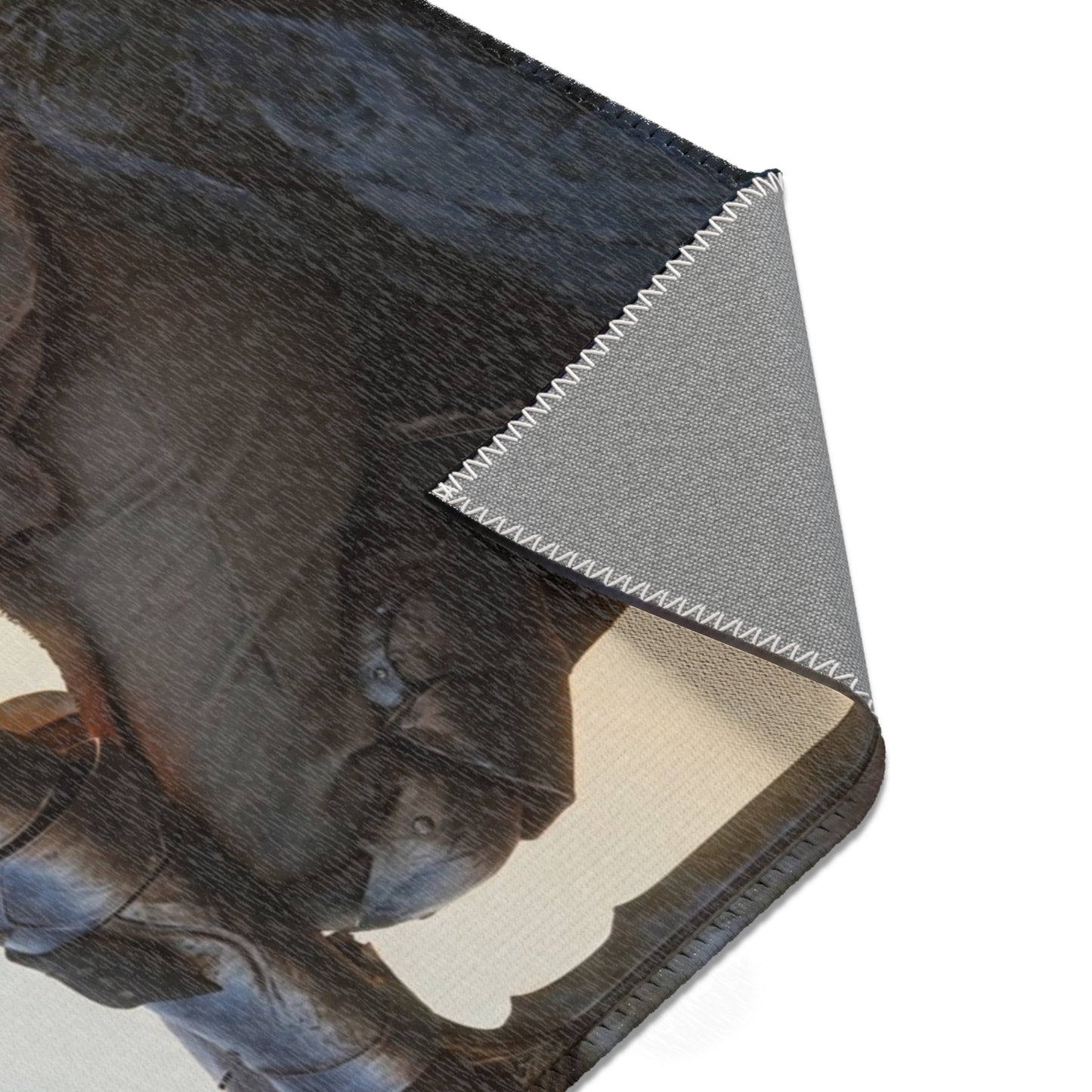 Dragon Sentinel Area Rugs – Sunset Peak Guardian Scene