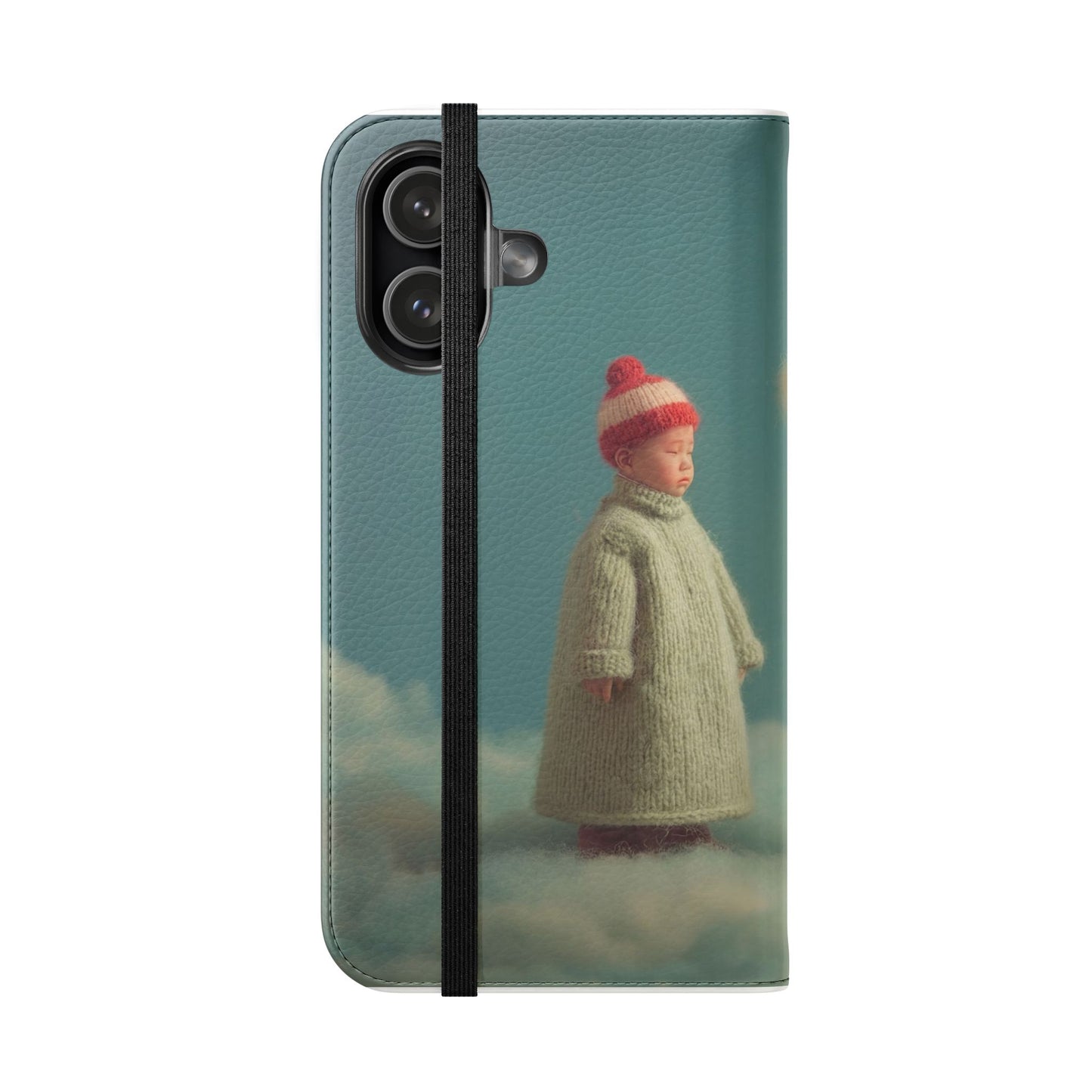 Woolly Dragon & Child Flip Cases – Cloudside Guardians