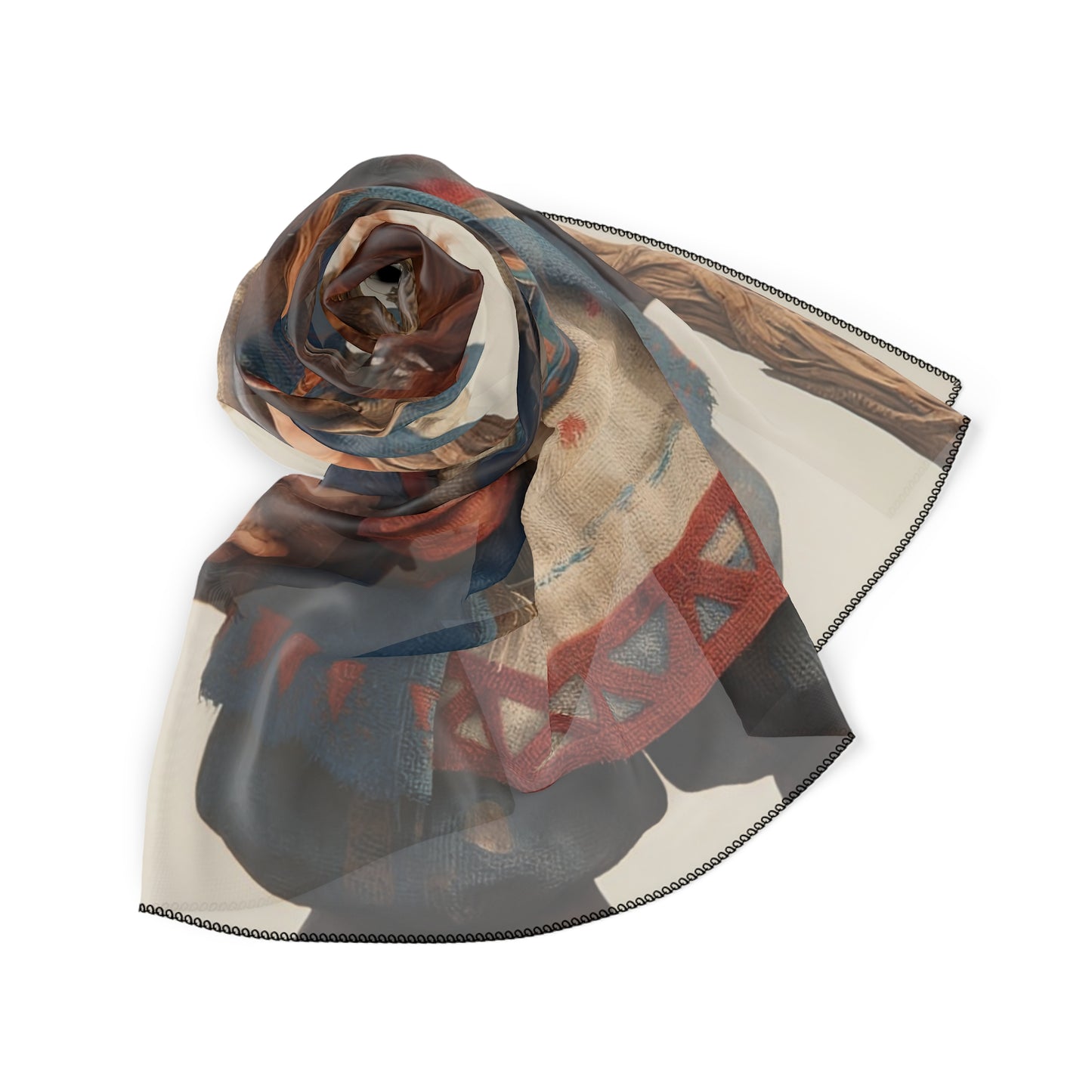 Wandering Hermit Wiseman Scarf – Autumn Crowned Forest Guide