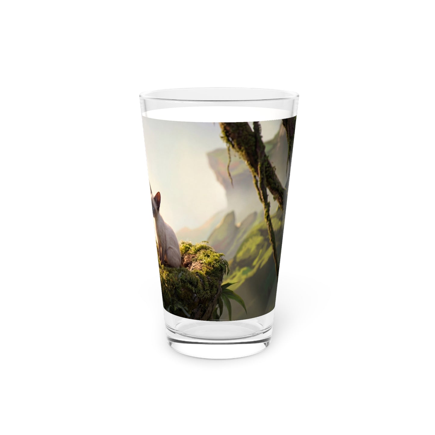 Dragonwing Kittens Pint Glass – Sunlit Canopy Whispers