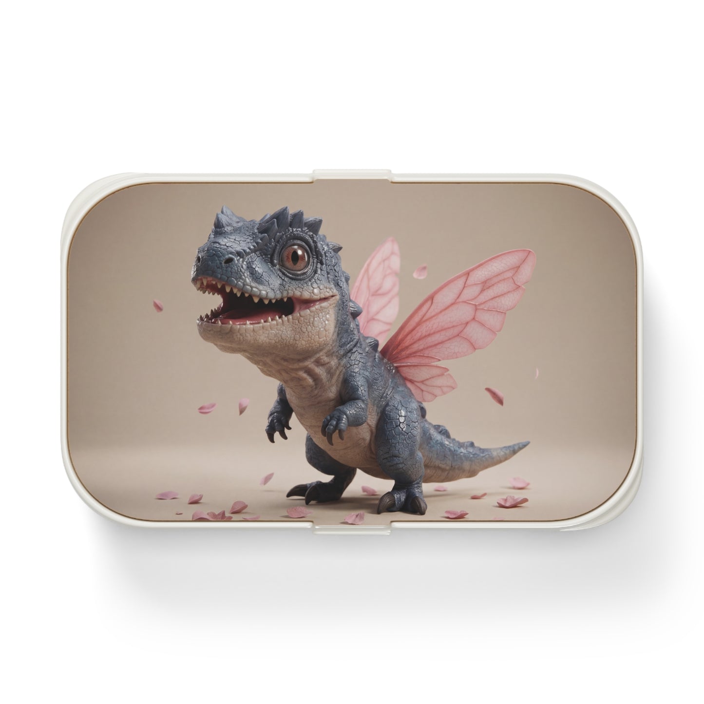 Fairy-Tailed Dinosaur Bento Lunch Box – Whimsical Garden Gaze