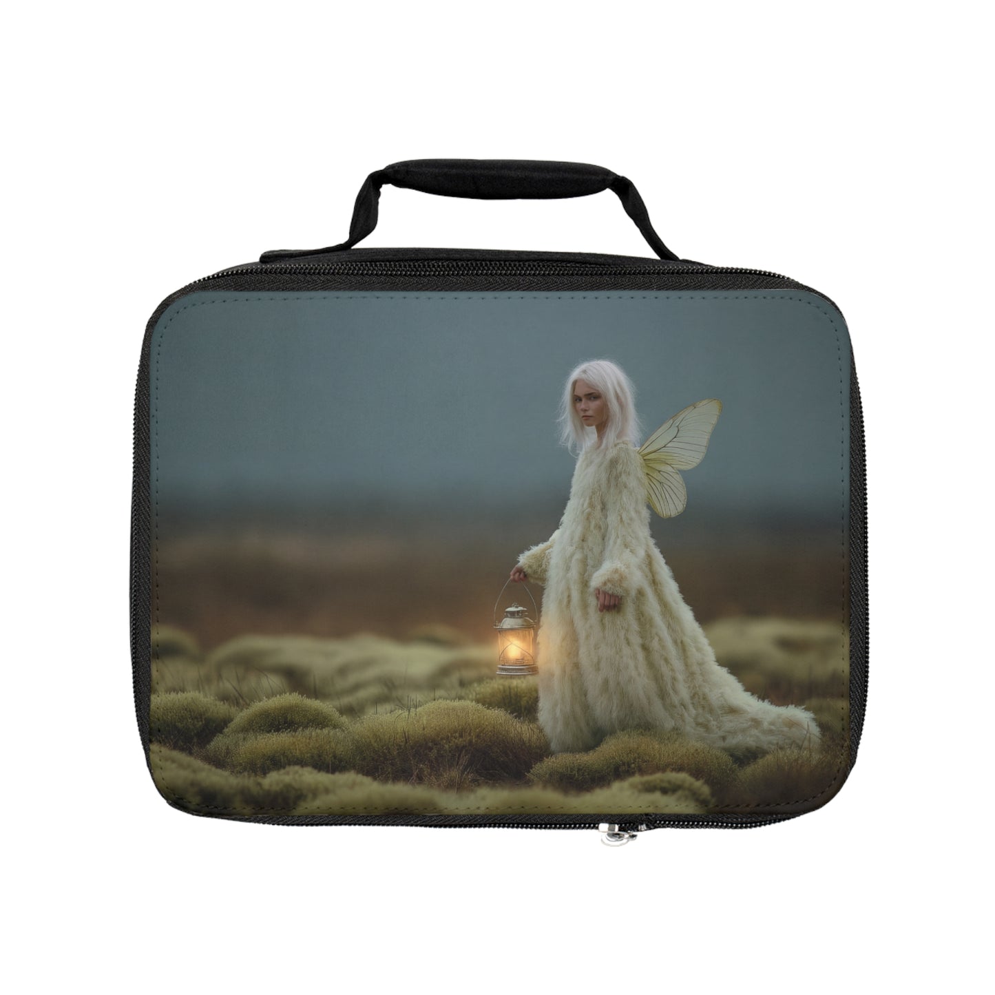 Luminescent Fairy with Lantern Lunch Bag – Keeper of the Mossy Glade