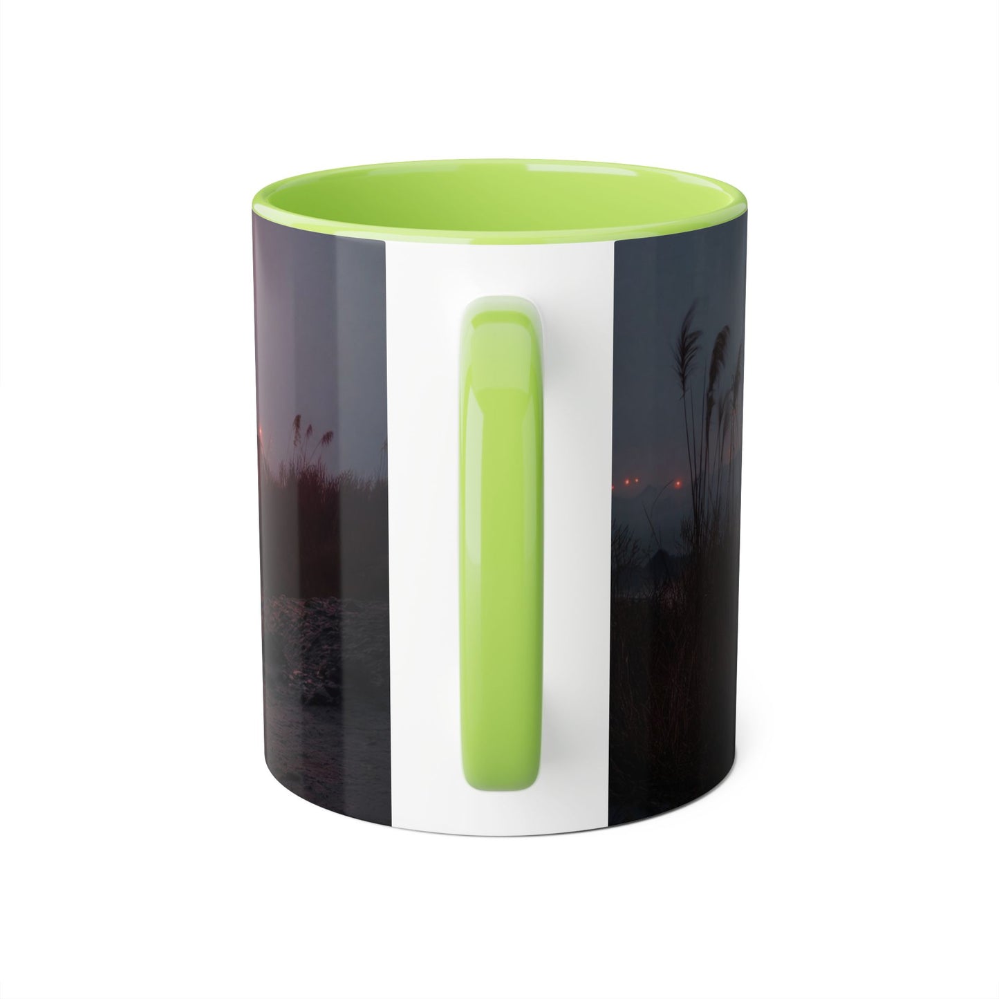 Crimson Circus Tent Accent Mugs, 11oz – Misty Coastside Carnival