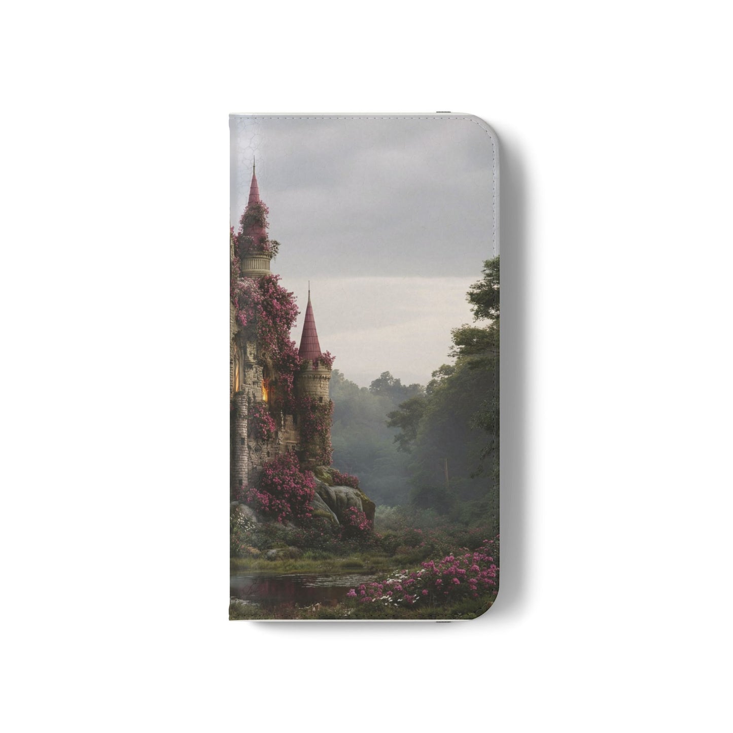 Blossom Spire Flip Cases – Pink Ivy Gothic Castle Cover