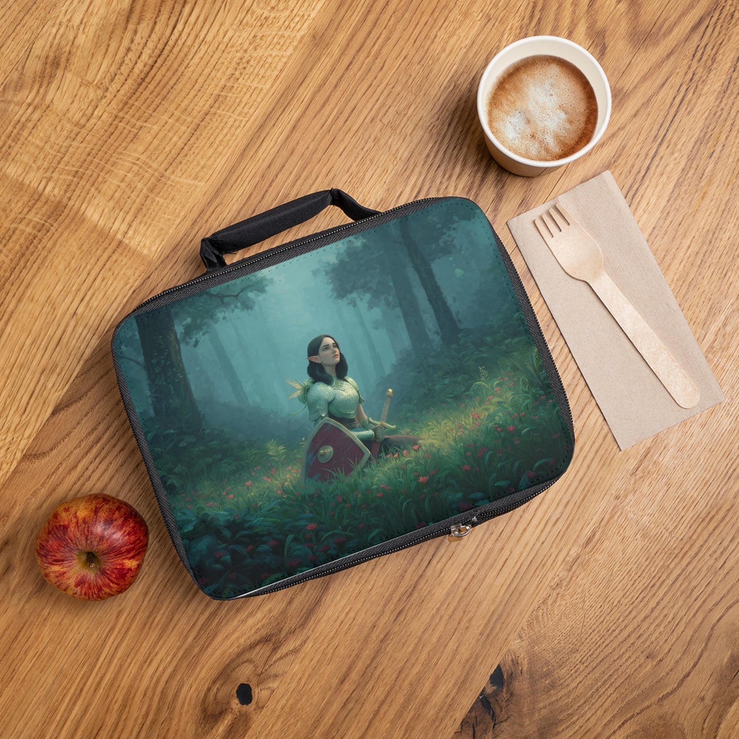 Forest Sentinel Lunch Bag – Guardian of the Misty Glade