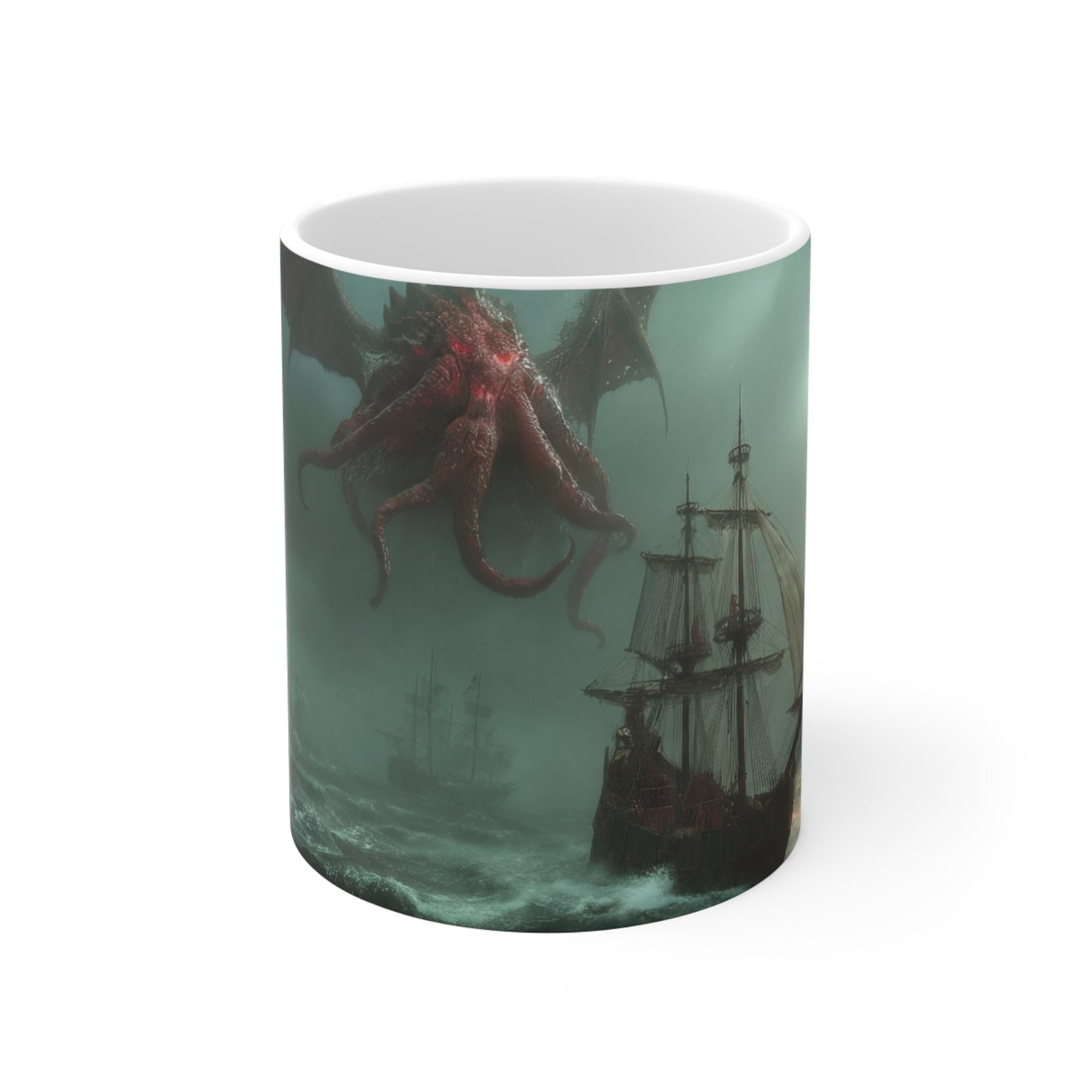 Leviathan’s Roar Ceramic Mugs (11oz\15oz\20oz) – Storm-Swept Ocean Horror