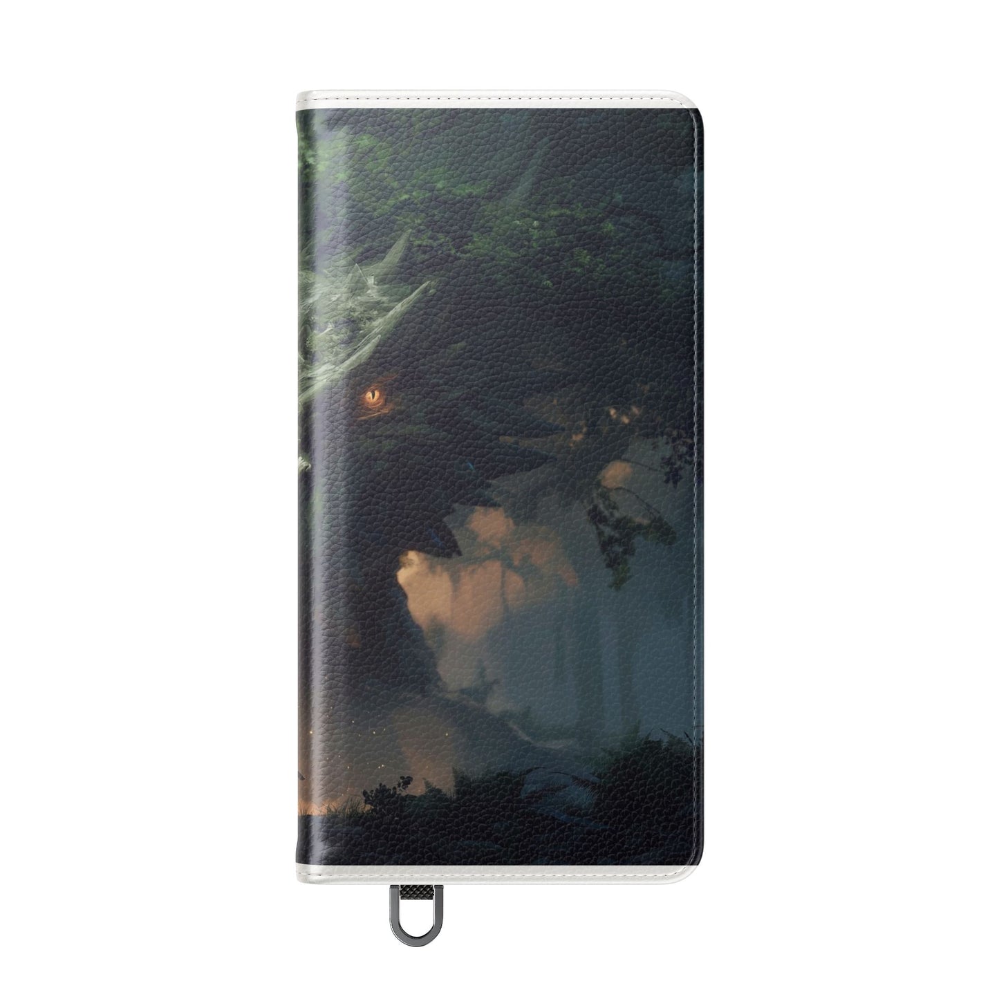 Guardian Beast Flip Cases – Moss-Clad Titan Facing the Wanderer
