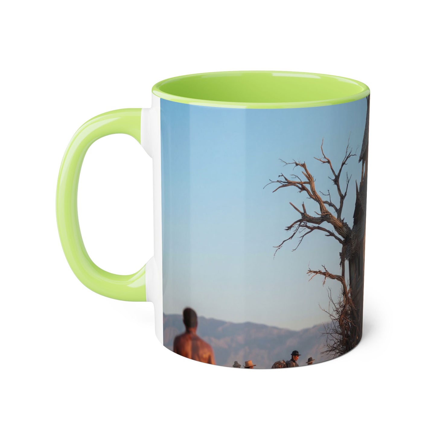 Treehouse Clock Accent Mugs, 11oz – Wanderer’s Hourglass Journey
