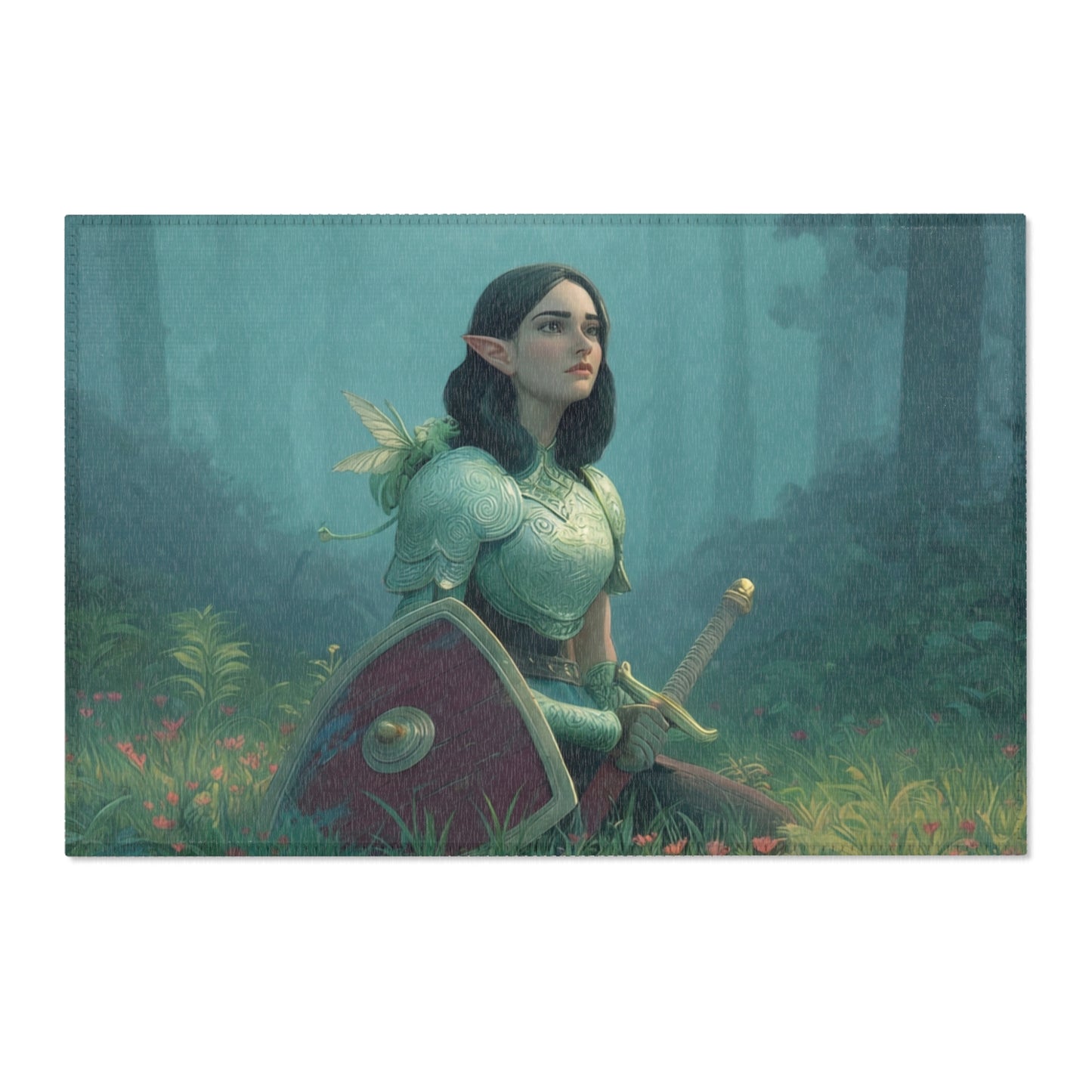Elven Sentinel Area Rugs – Whispering Grove Pause