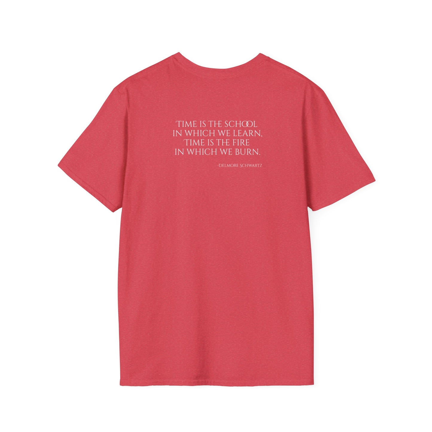 Black T-Shirt with Delmore Schwartz Quote - Product