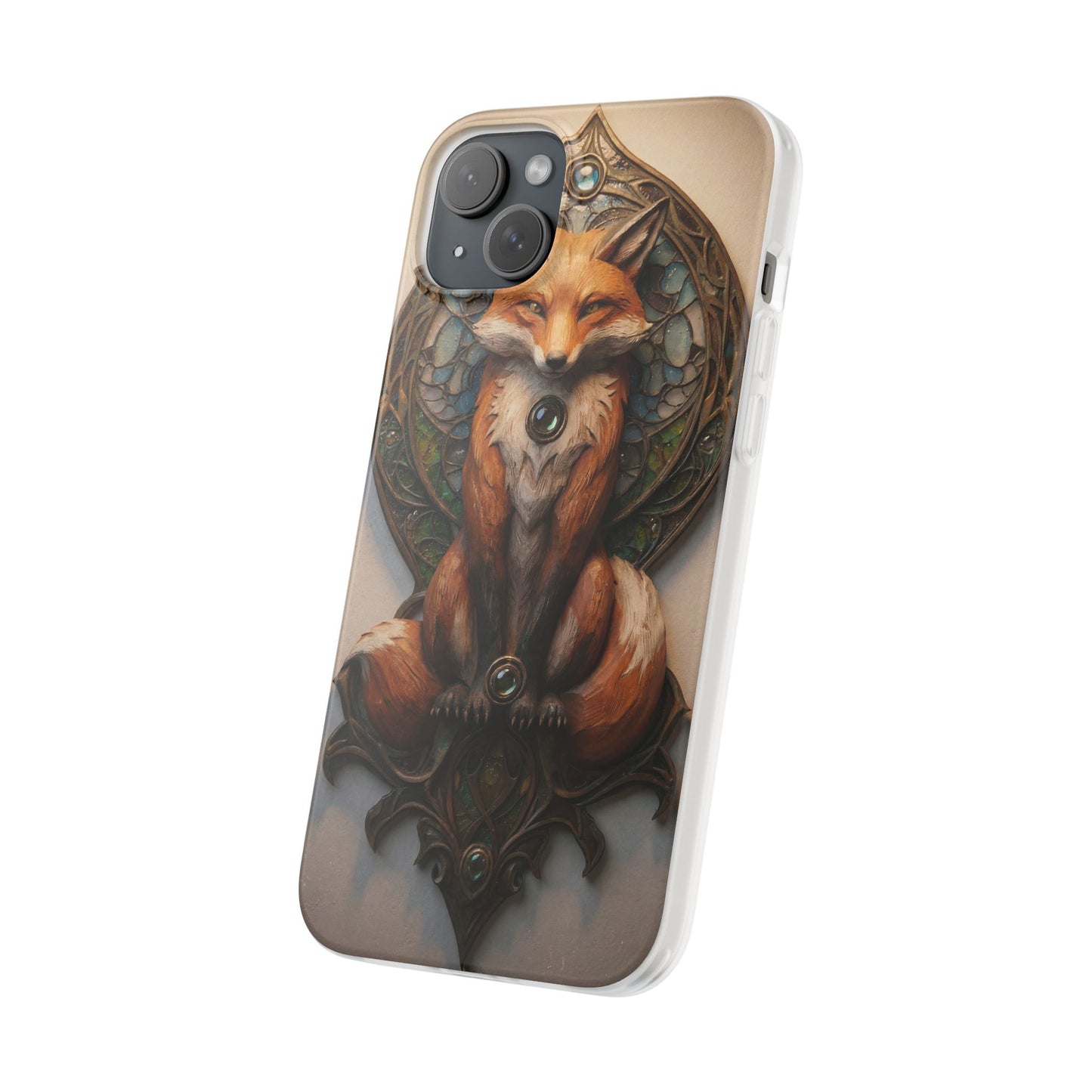 Fox Sentinel Flexi Cases – Amber Glaze and Stained Glass Reverie