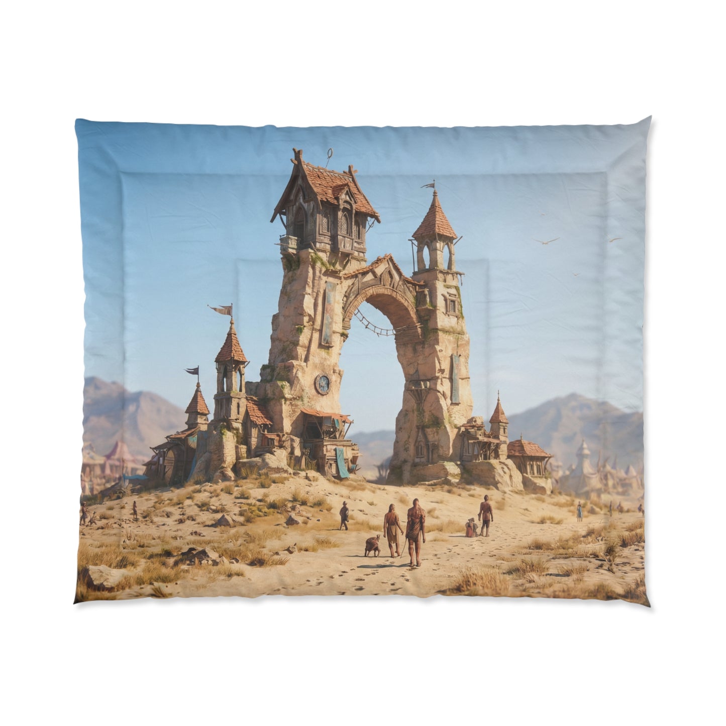 Desert Gate Comforter – Ancient Archway Caravan Blanket