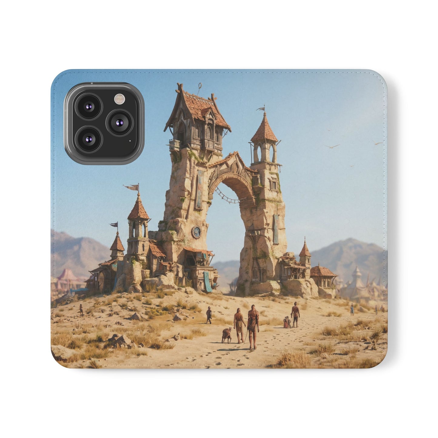 Desert Sentinel Gate Flip Cases – Weathered Archway Journey