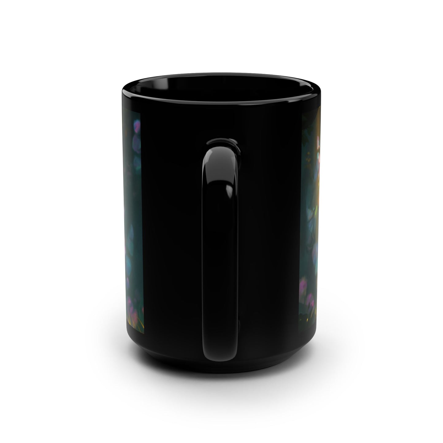 Crystal Canopy Paladin Mug, 15oz – Emerald Dragon Sentinel Resting