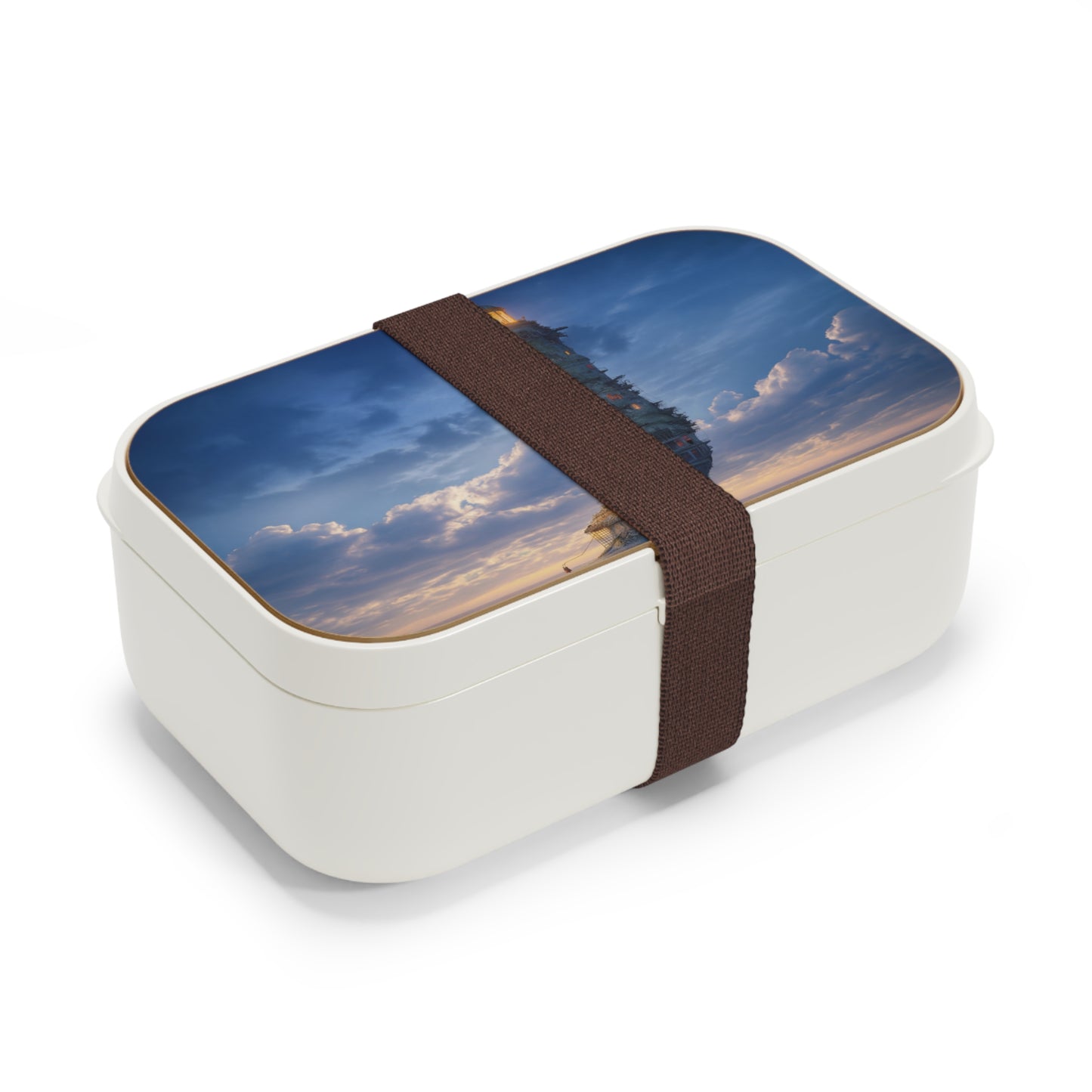 Skyward Lighthouse Bento Lunch Box – Twilight Beacon Dreamscape