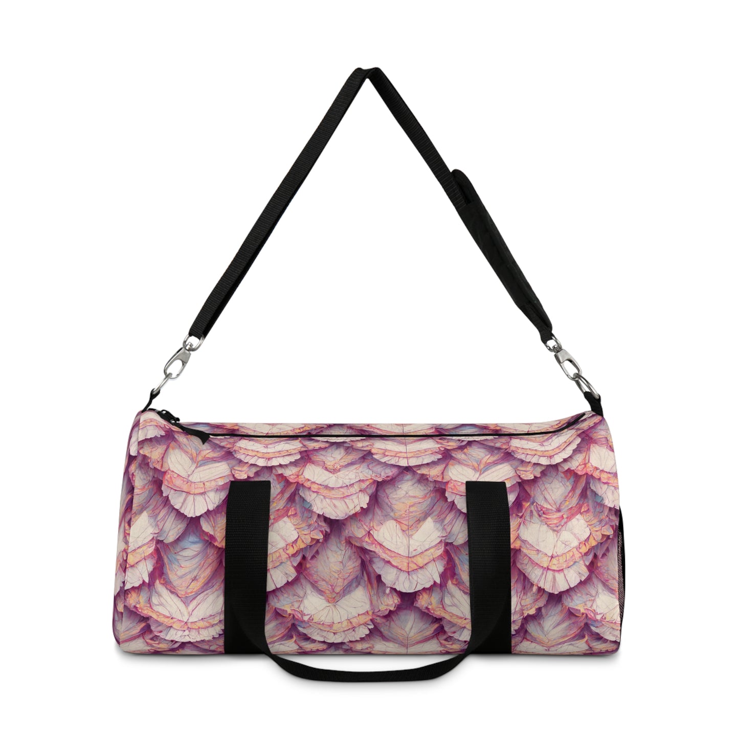 an abstract continuous seamless pattern fairycore ruffles - Duffel Bag