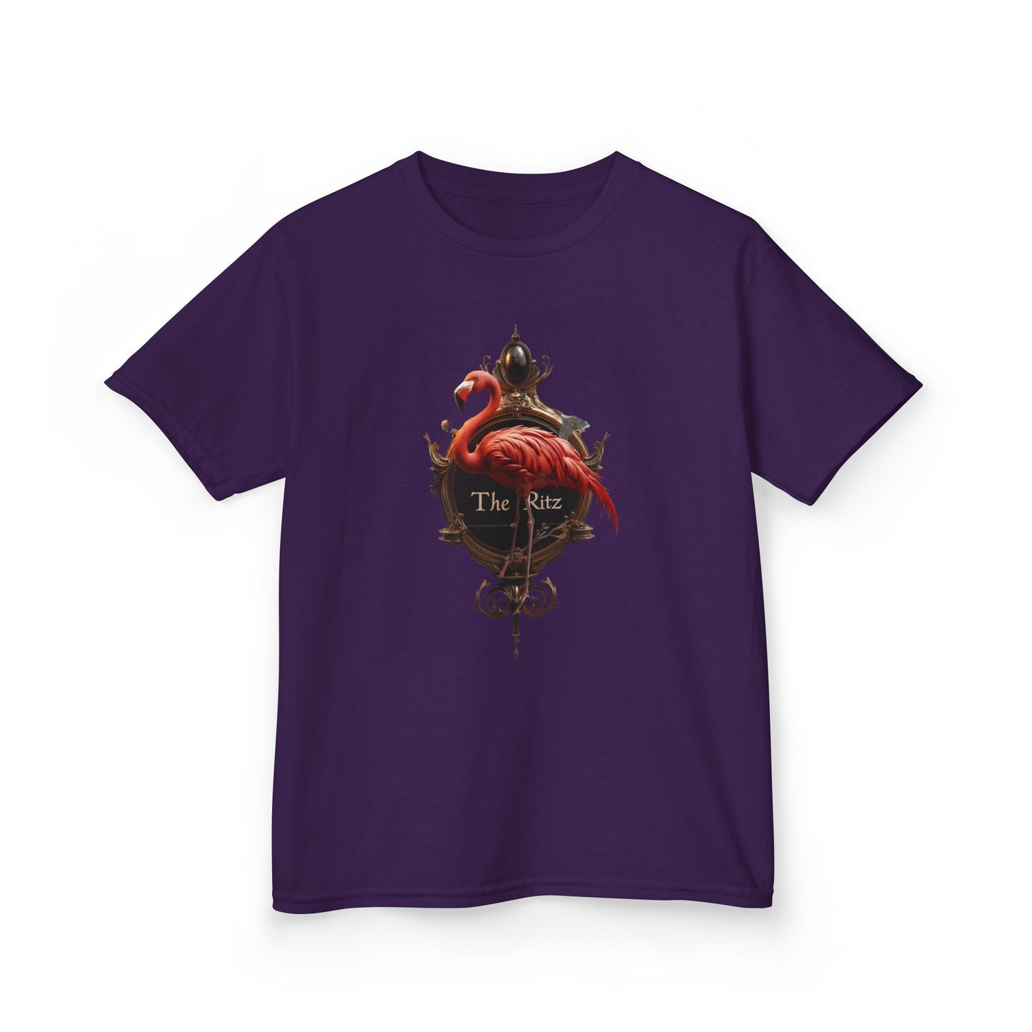 Ritz Flamingo Kids Heavy Cotton™ Tee – Gilded Swan Signet
