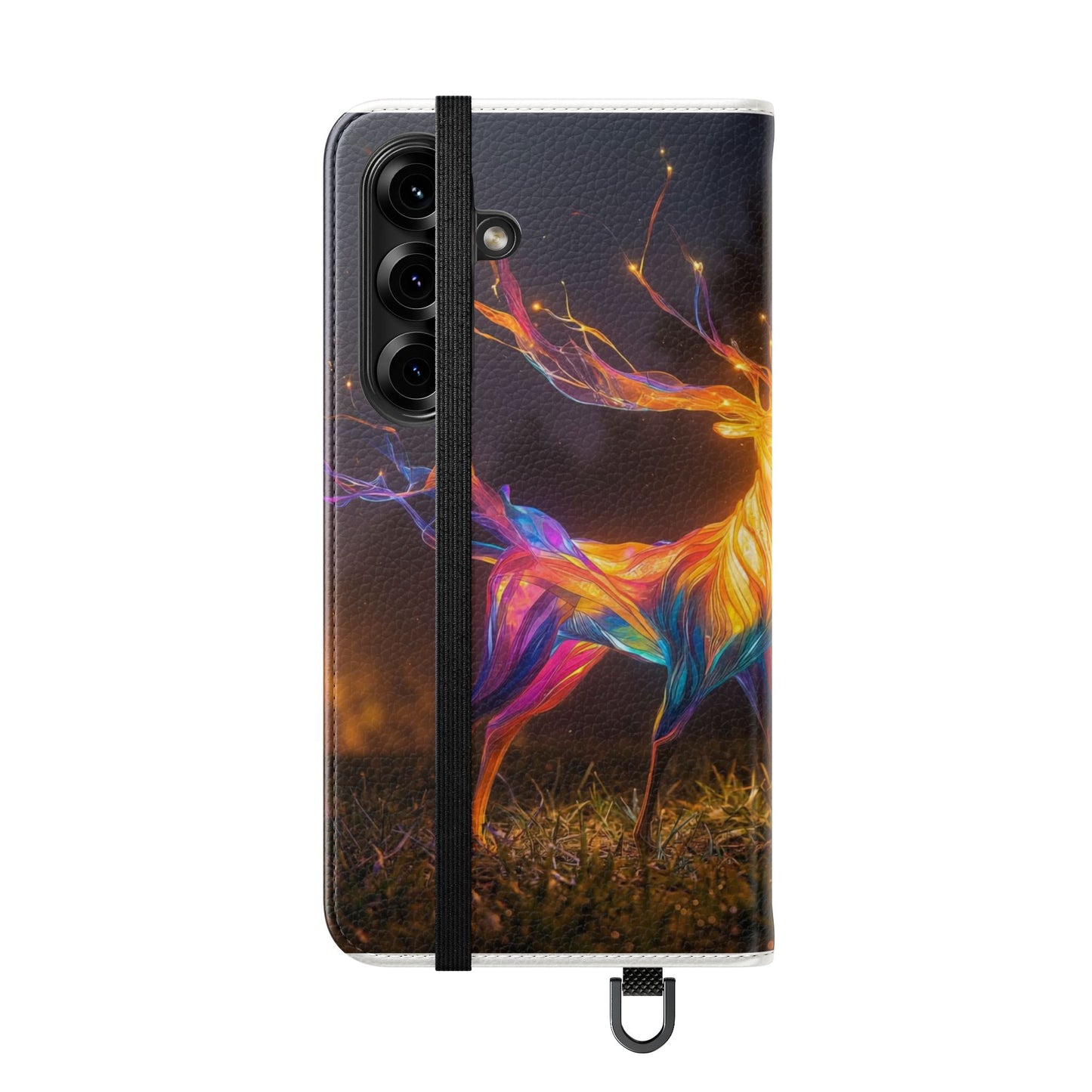 Ethereal Deer Flip Cases – Luminous Spirit Portrait