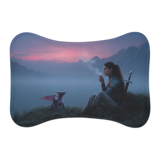 Misty Mountain Sentinel Pet Feeding Mats – Twilight Breaker Companion