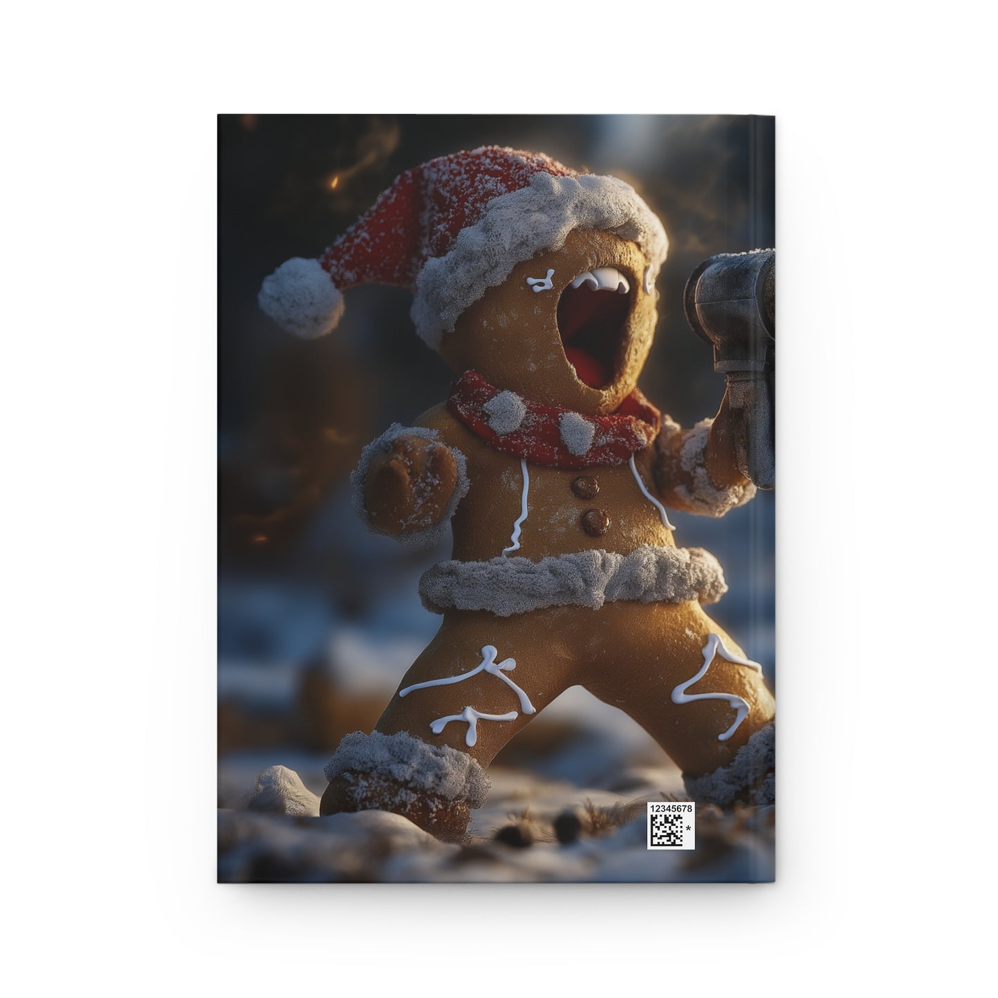 Gingerbread Megaphone Journal Matte – Festive Winter Rally Cry