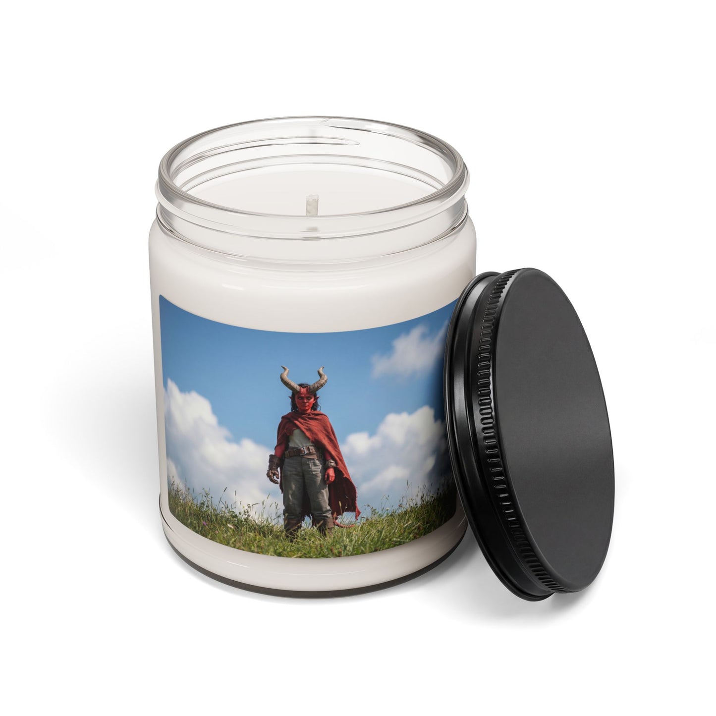 Horned Guardian Scented Soy Candle, 9oz – Sunlit Meadow Solitude