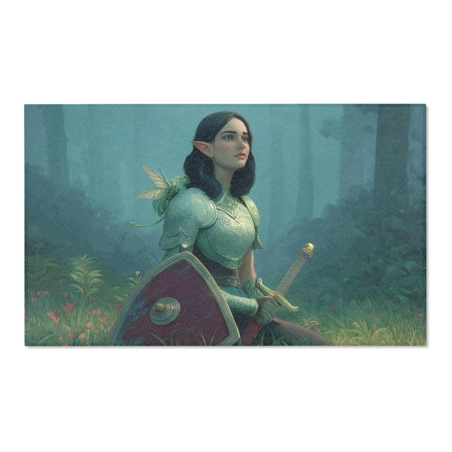 Elven Sentinel Area Rugs – Whispering Grove Pause