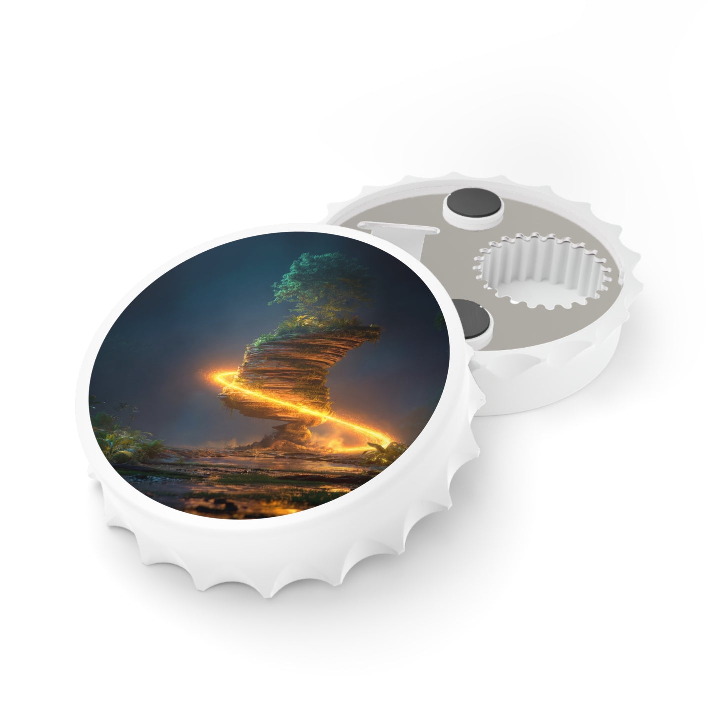 Floating Island Tree Bottle Opener – Luminous Jungle Gateway