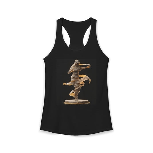 Swirling Score Silhouette Women's Ideal Racerback Tank – Amber Music Muse