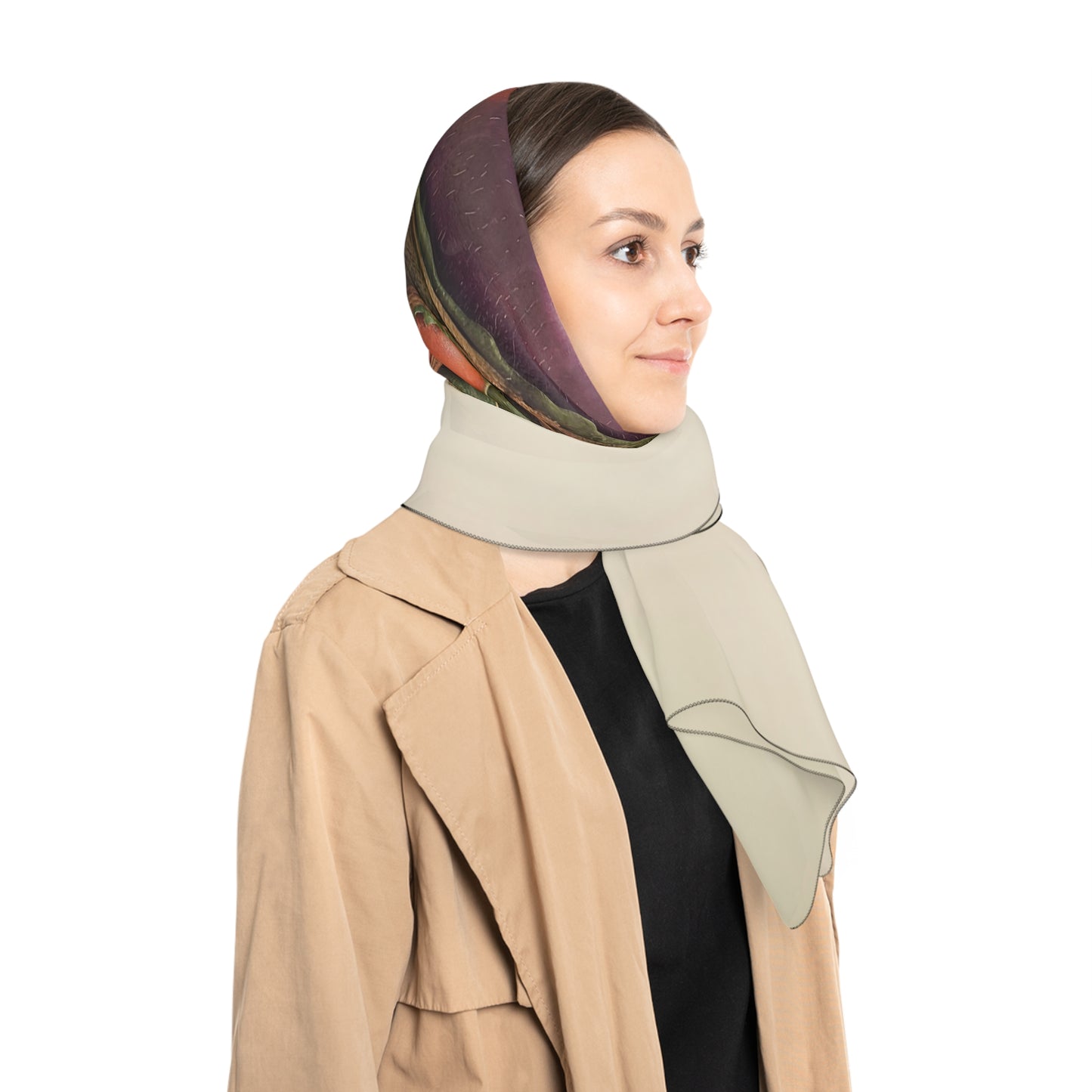 Cabbage Knight Poly Scarf – Verdant Leaf Armor Adventure