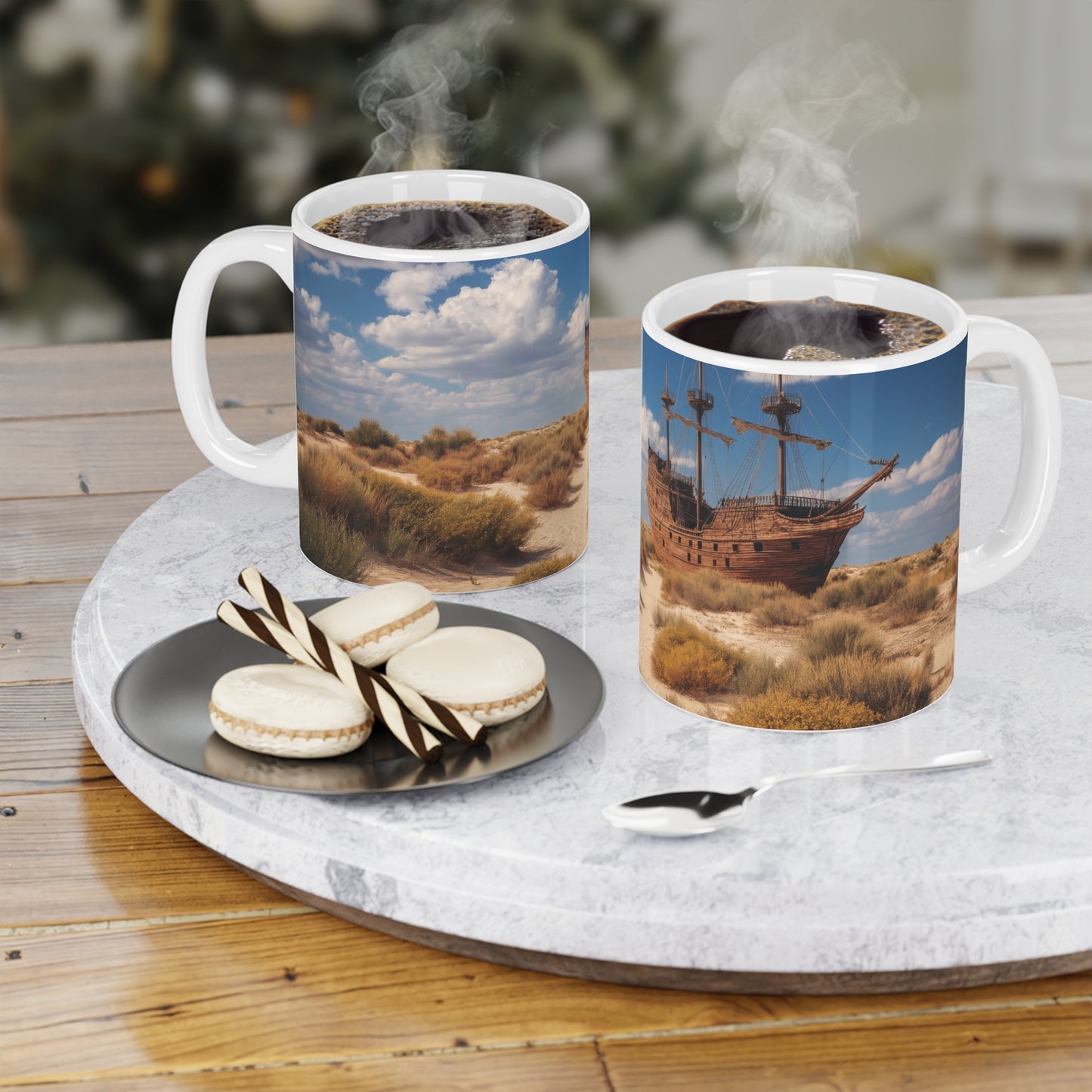 Abandoned Galleon Ceramic Mugs (11oz\15oz\20oz) – Deserted Shipwreck Dreamscape