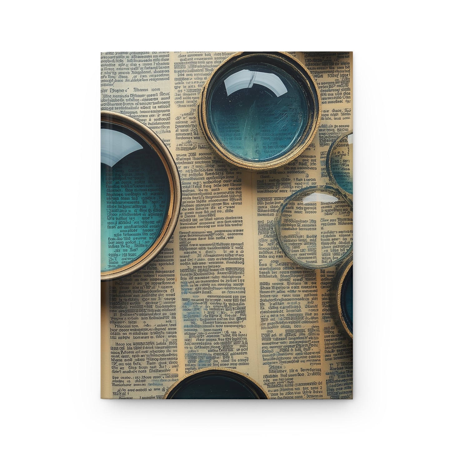 Vintage Dictionary Pages Hardcover Journal Matte – Curated Word Journeys