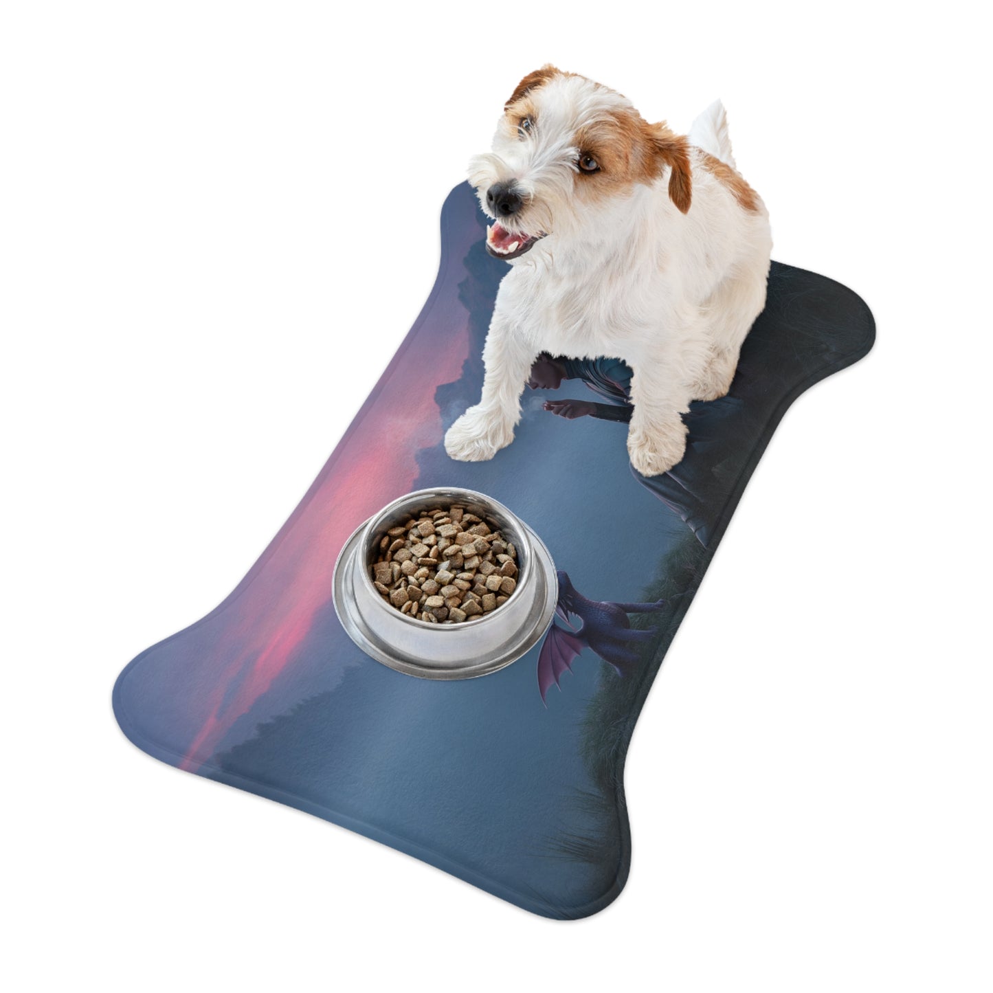 Misty Mountain Sentinel Pet Feeding Mats – Twilight Breaker Companion