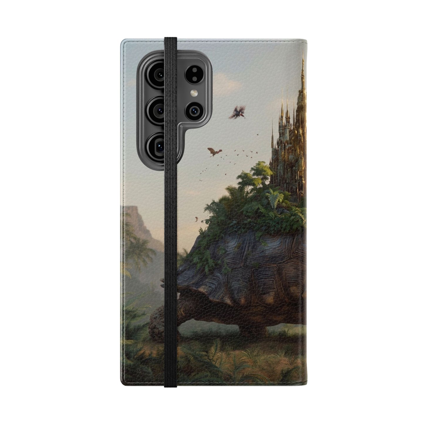 Castle Turtle Flip Cases – Golden Spire Jungle Guardian